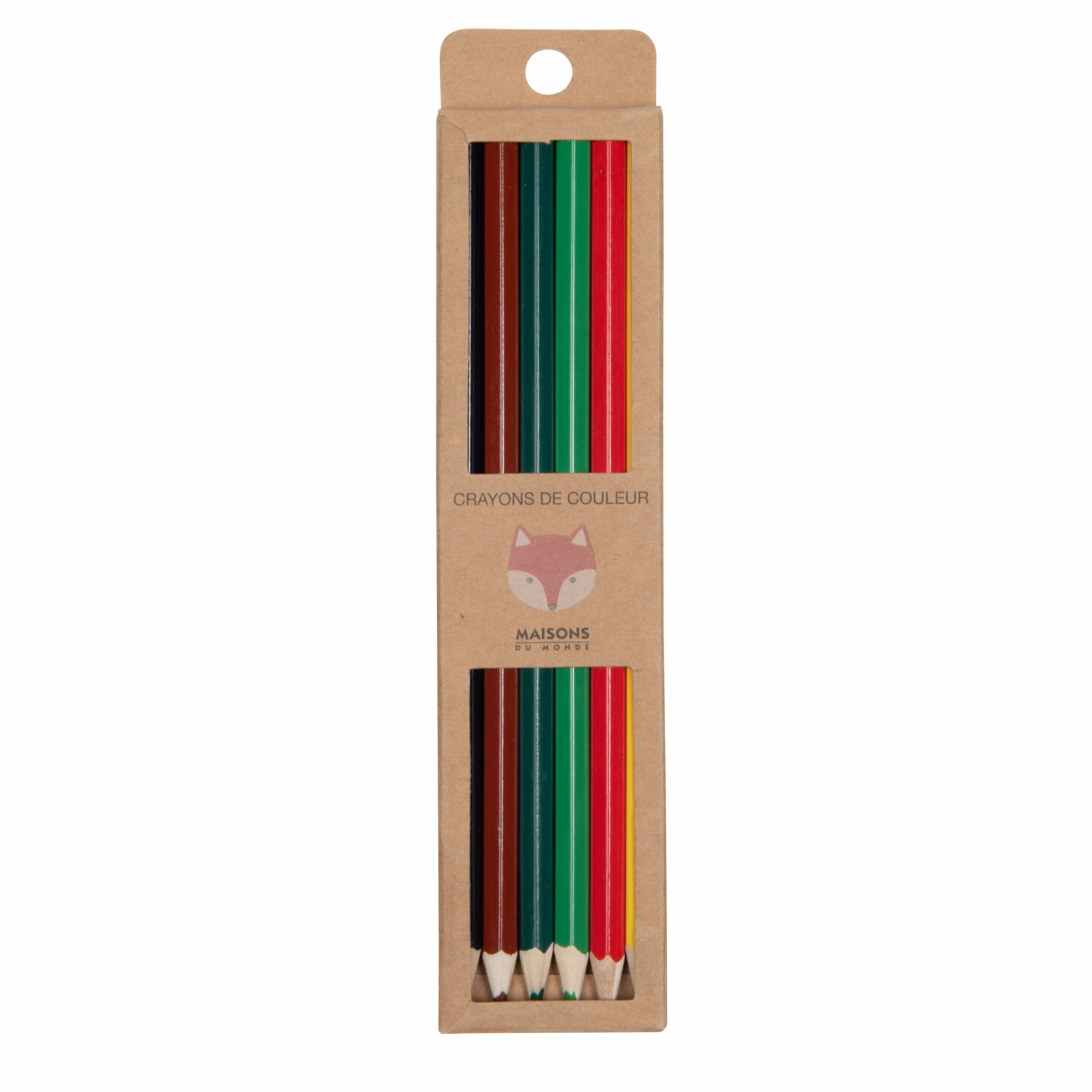 Crayons à papier en bois de peuplier (x6)