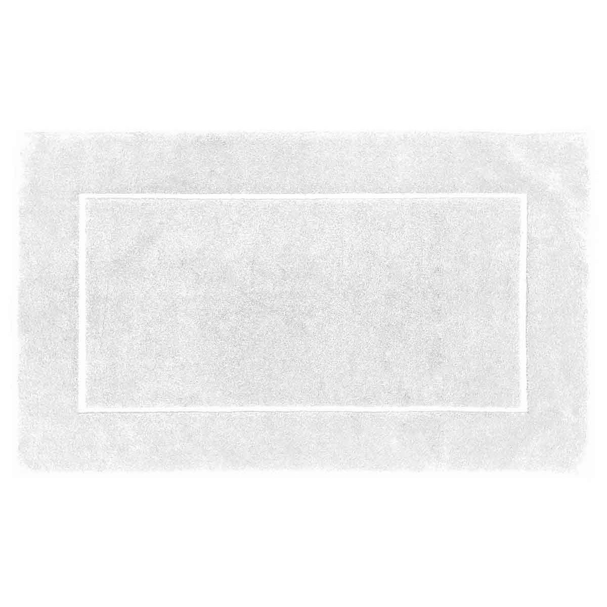Grand tapis de bain zéro twist 1000gr/m²  blanc  60x100 cm
