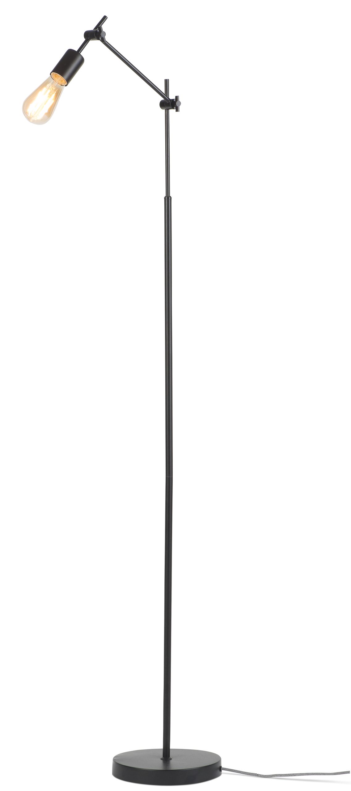 Lampadaire noir H170cm