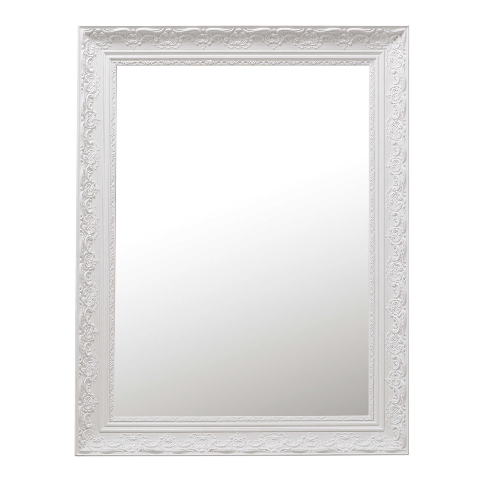 Miroir en paulownia blanc 70x90