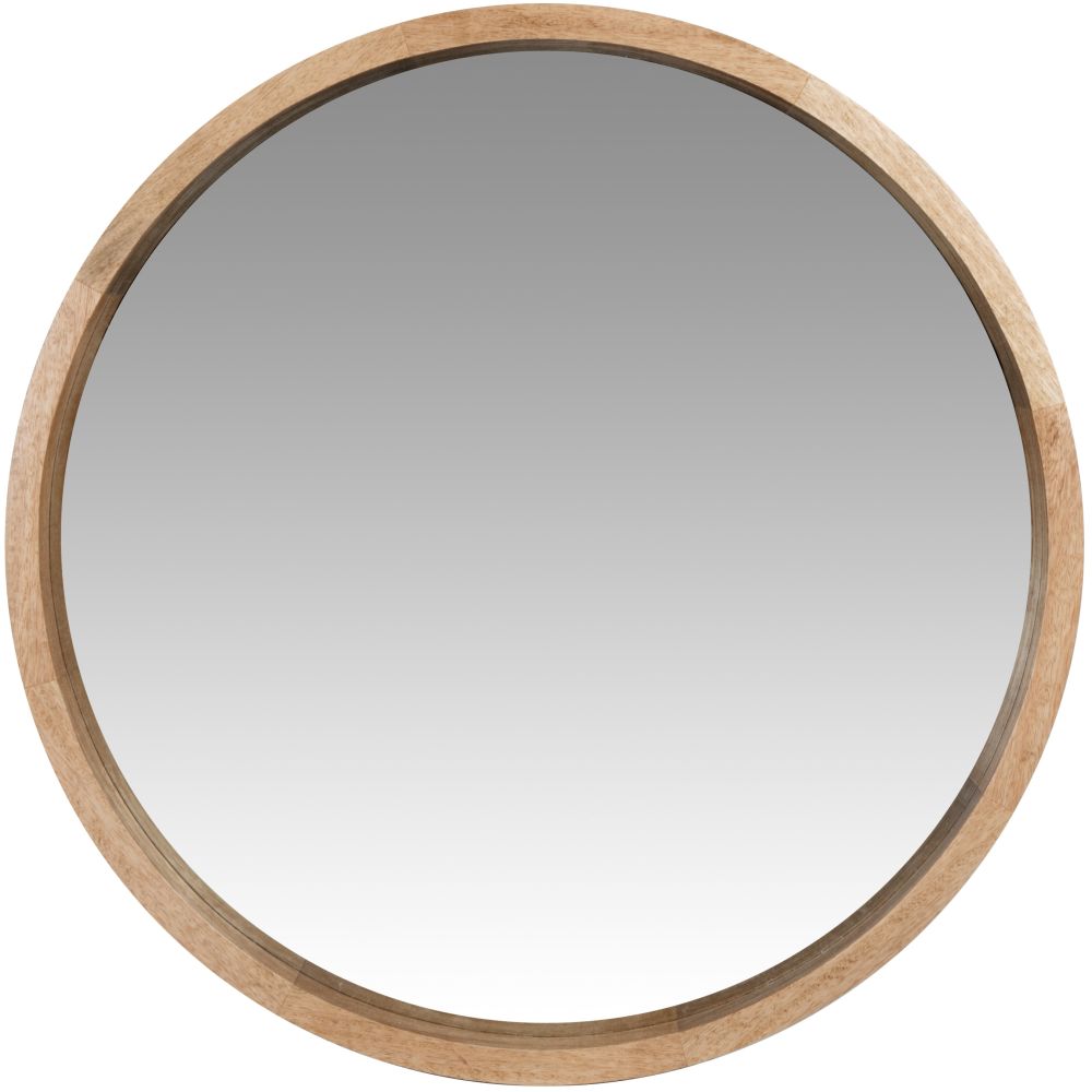 Miroir rond marron D55
