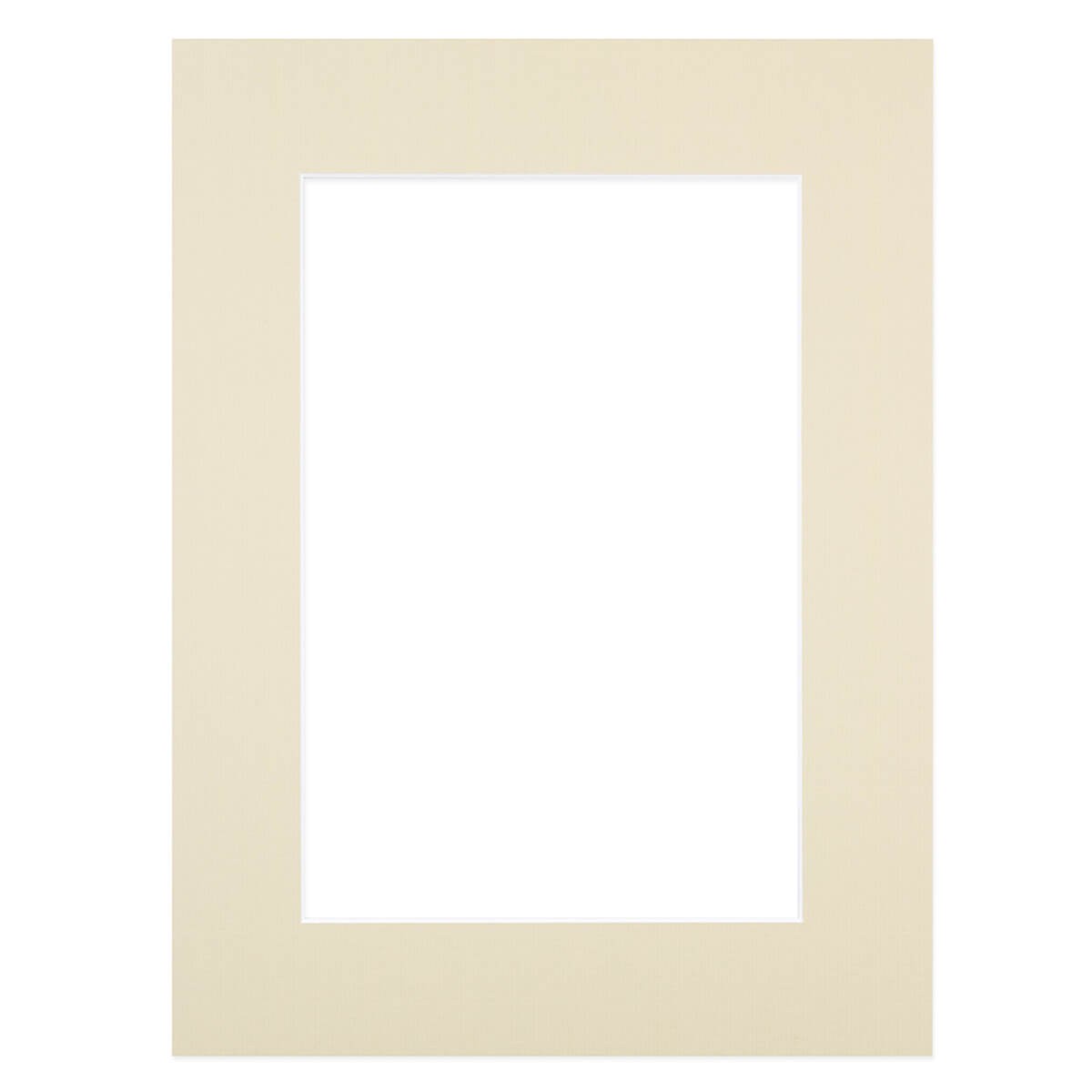 Passe-partout carton beige 40x50 cm ouverture 24x30 cm