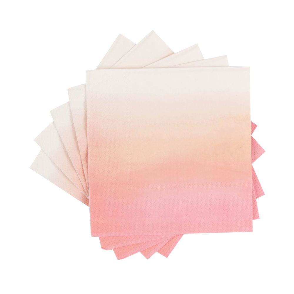 Serviettes en papier tie and dye multicolore (x20)