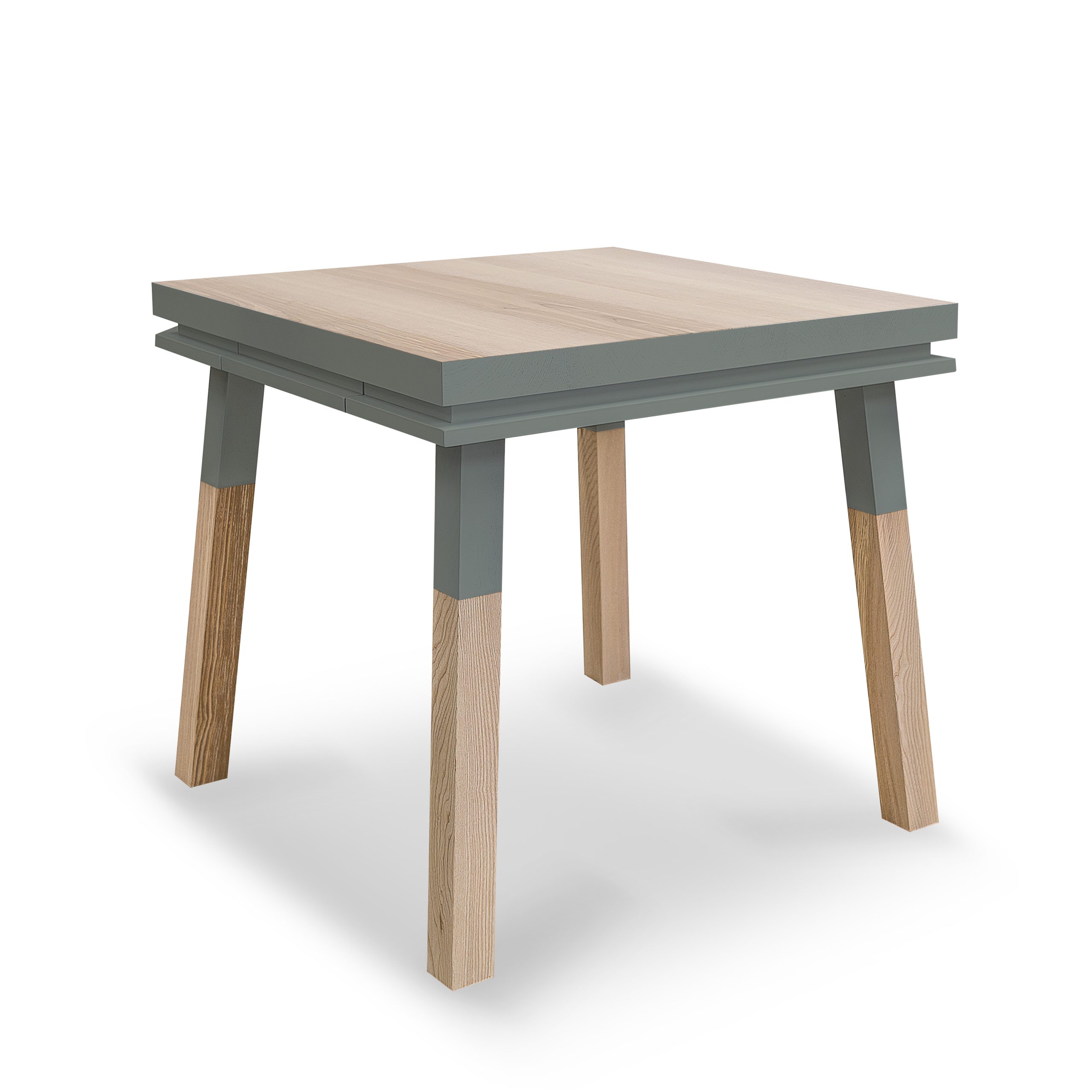 Table de cuisine carrée avec tiroir 80 cm