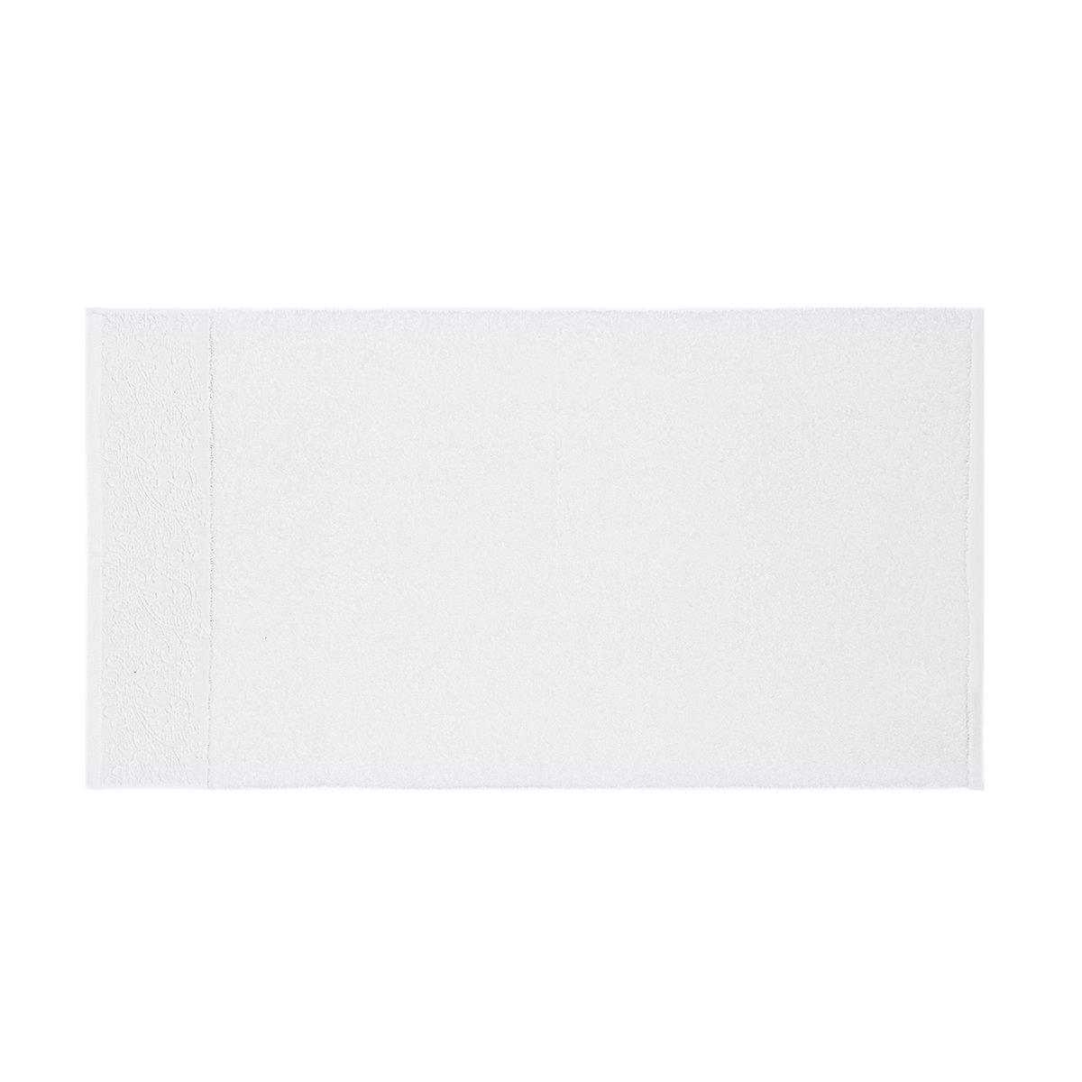 Serviette coton blanc 50x100 cm