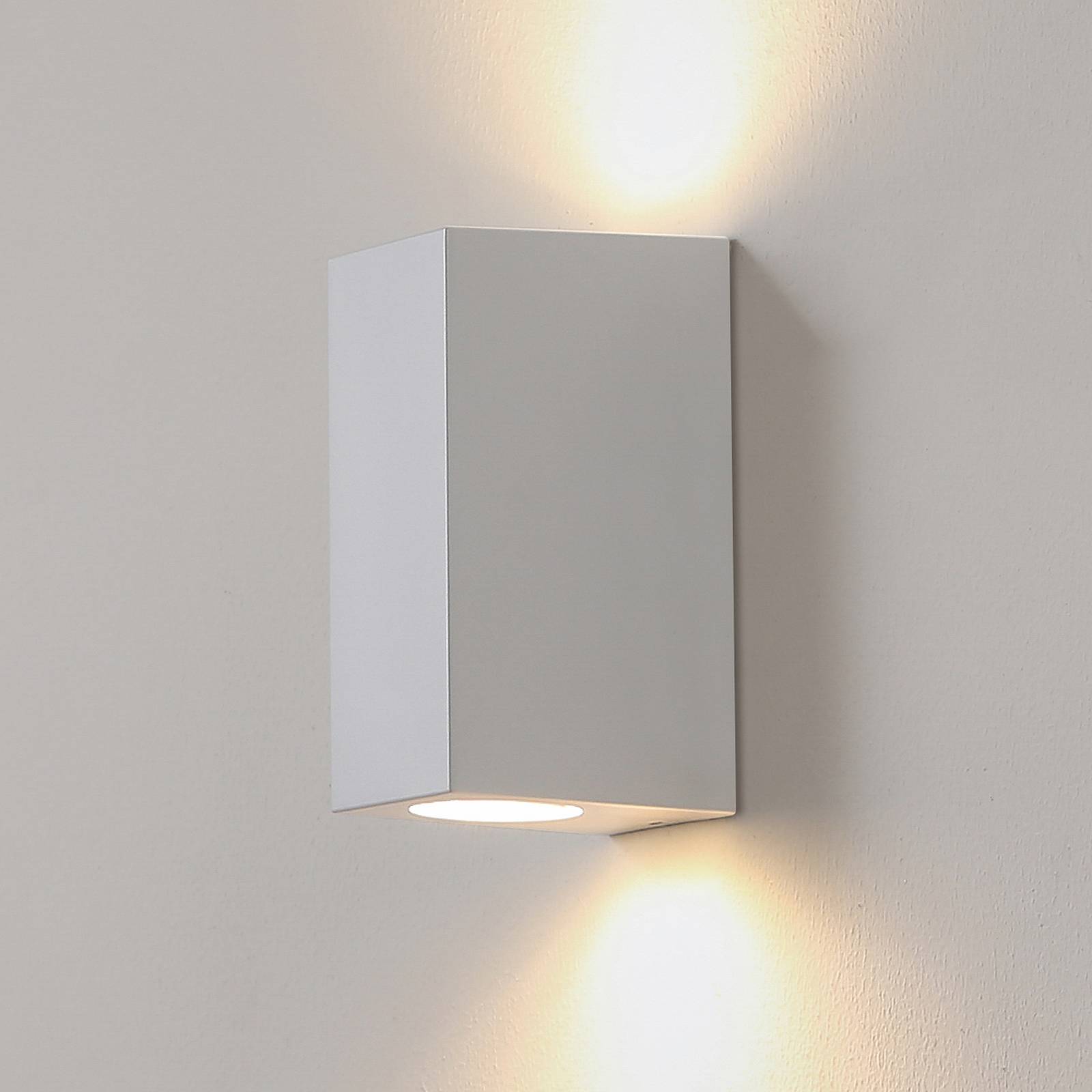 Prios Irfan applique d'extérieur angulaire blanc 15