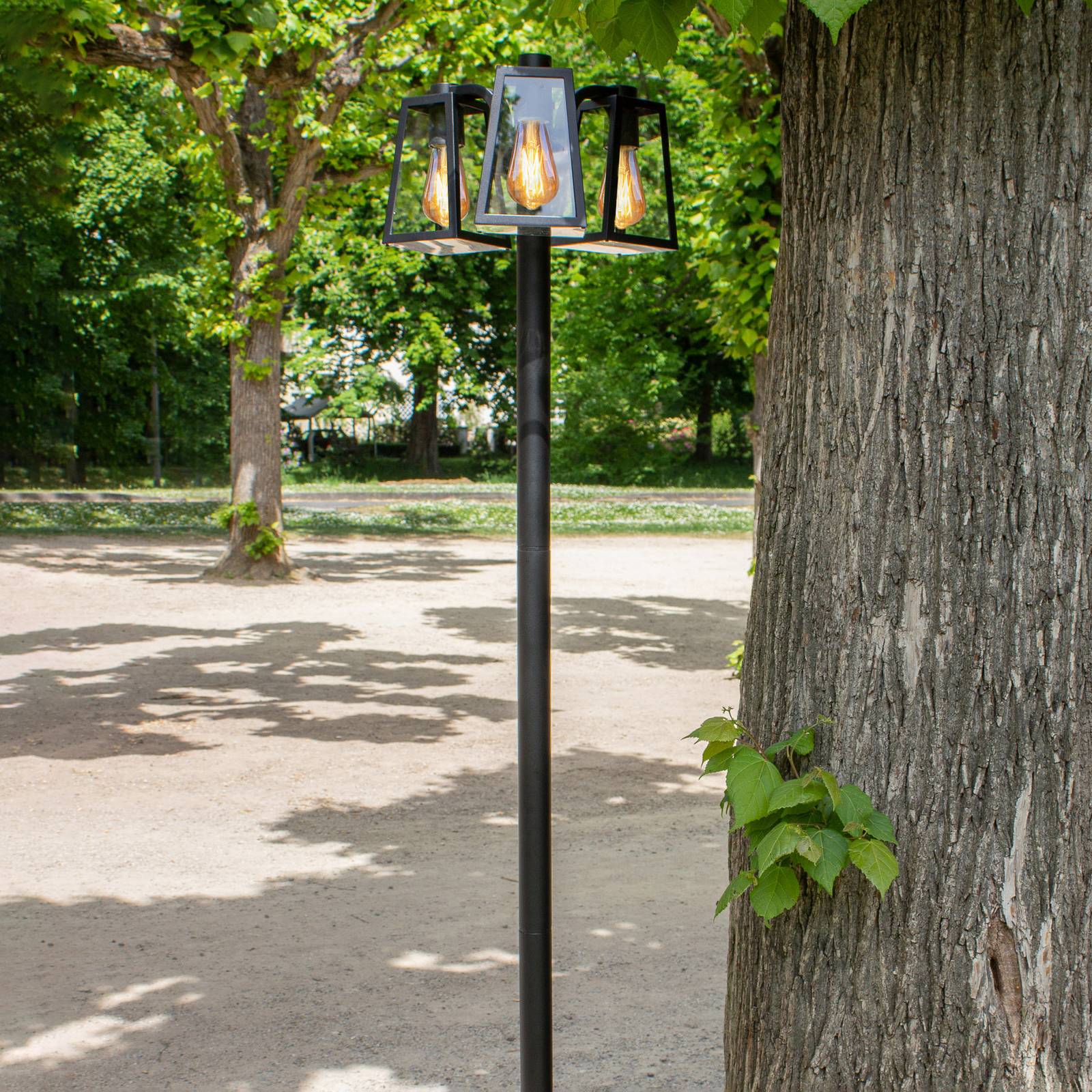LUTEC Lampadaire d’extérieur Fia