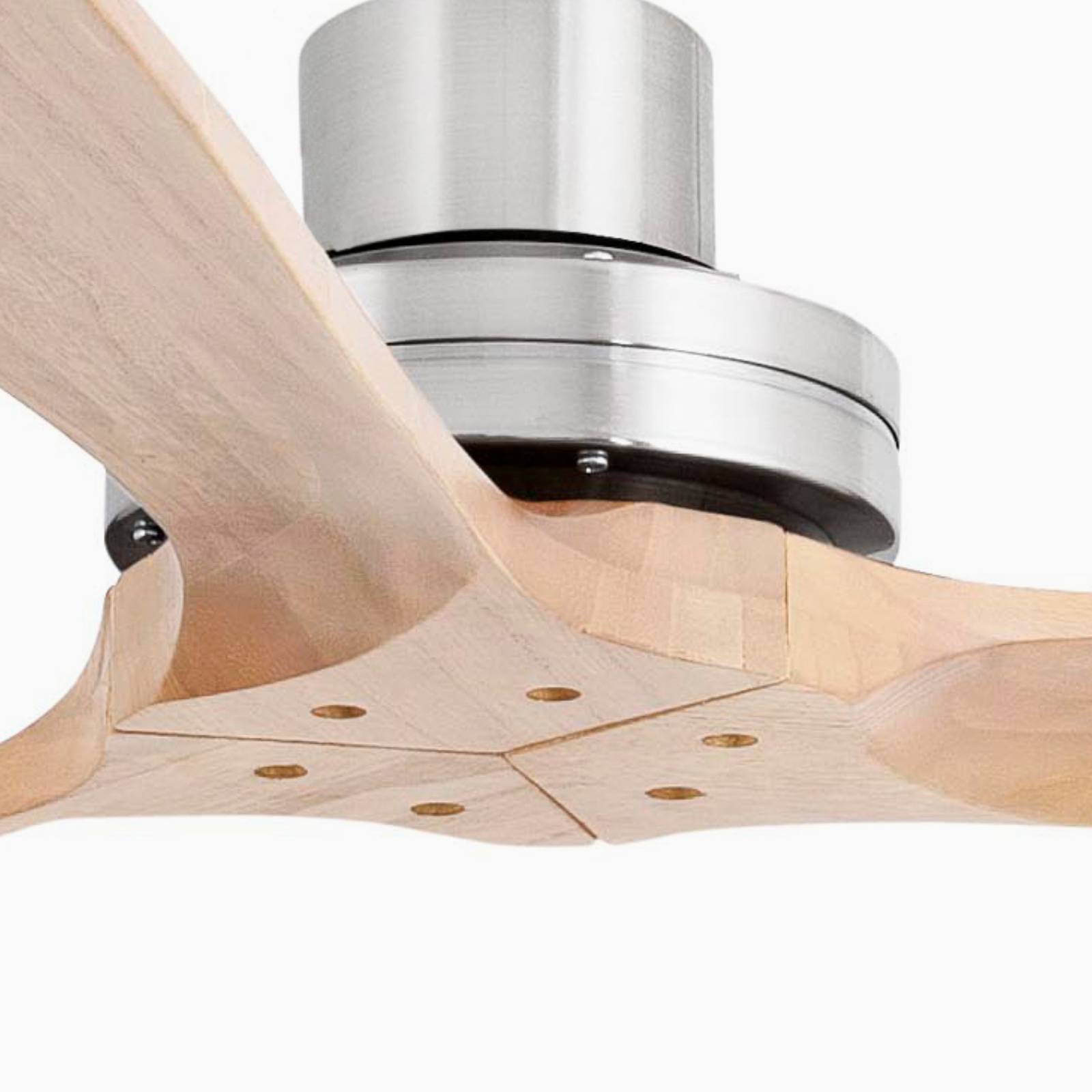 FARO BARCELONA Ventilateur plafond Lantau XL nickel mat/pin