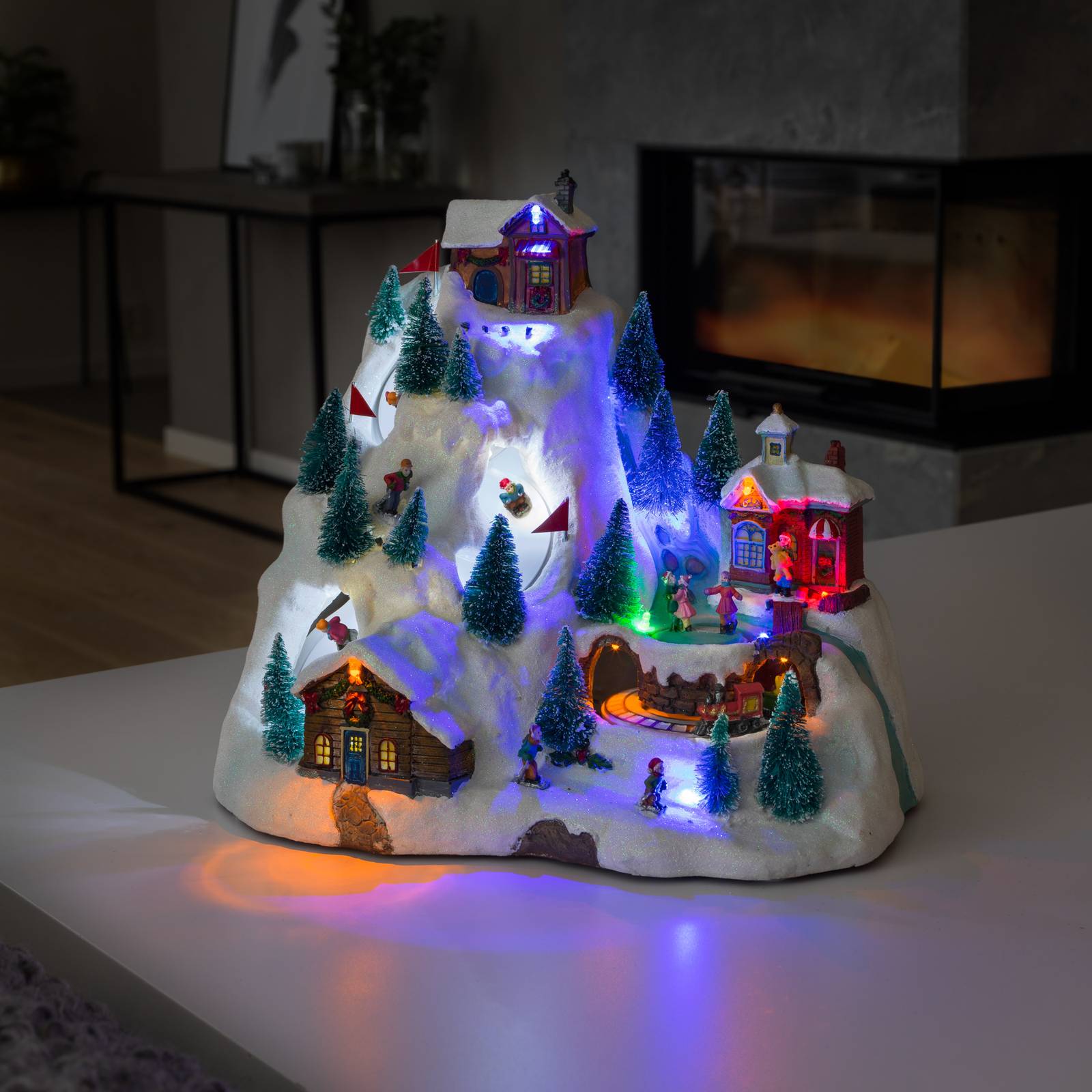 Konstsmide Christmas Lampe déco LED Piste de ski