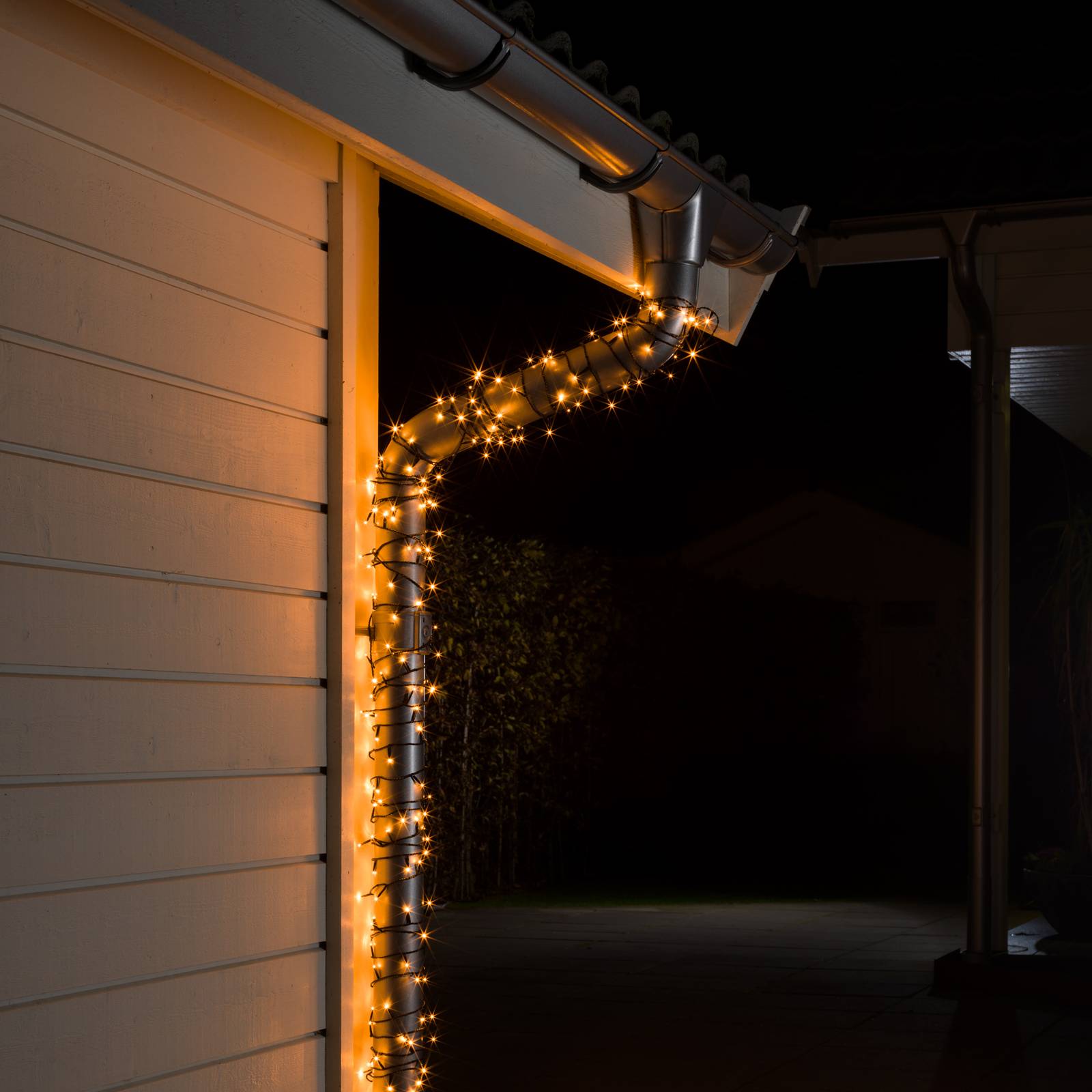 Konstsmide Christmas Guirlande LED extérieur x200 noir/ambre
