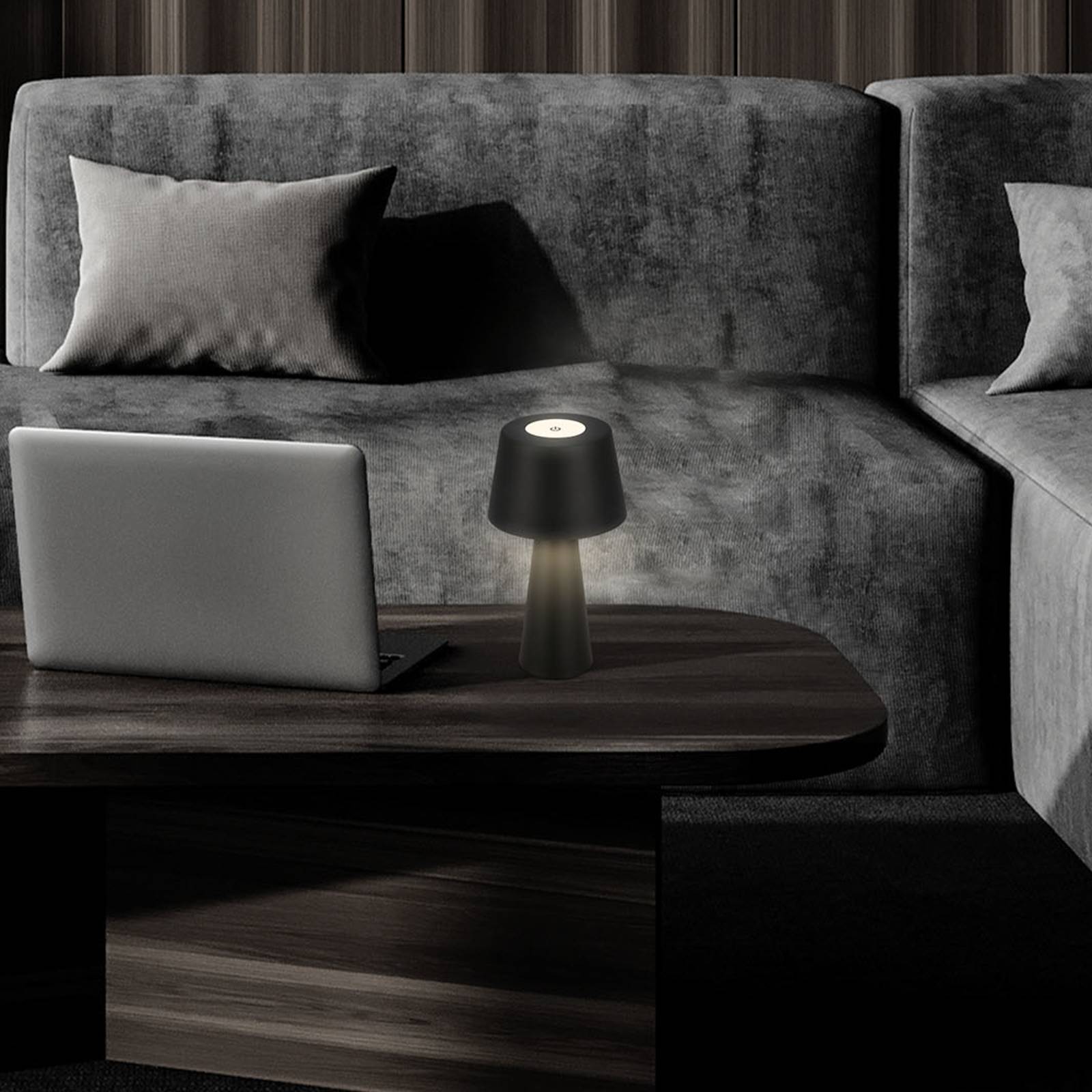 Briloner Lampe à poser LED rechargeable Kihi