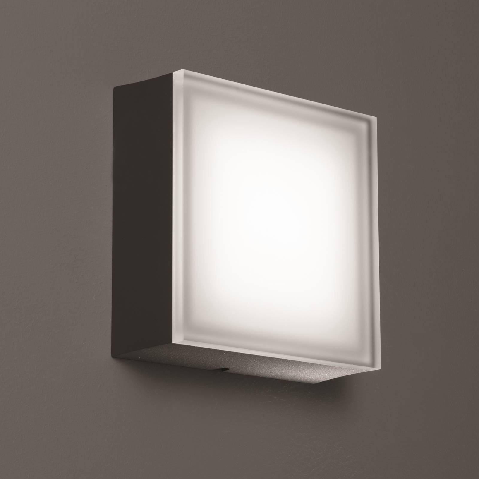 LCD Applique d'extérieur LED 1426 graphite 20 x 20 cm