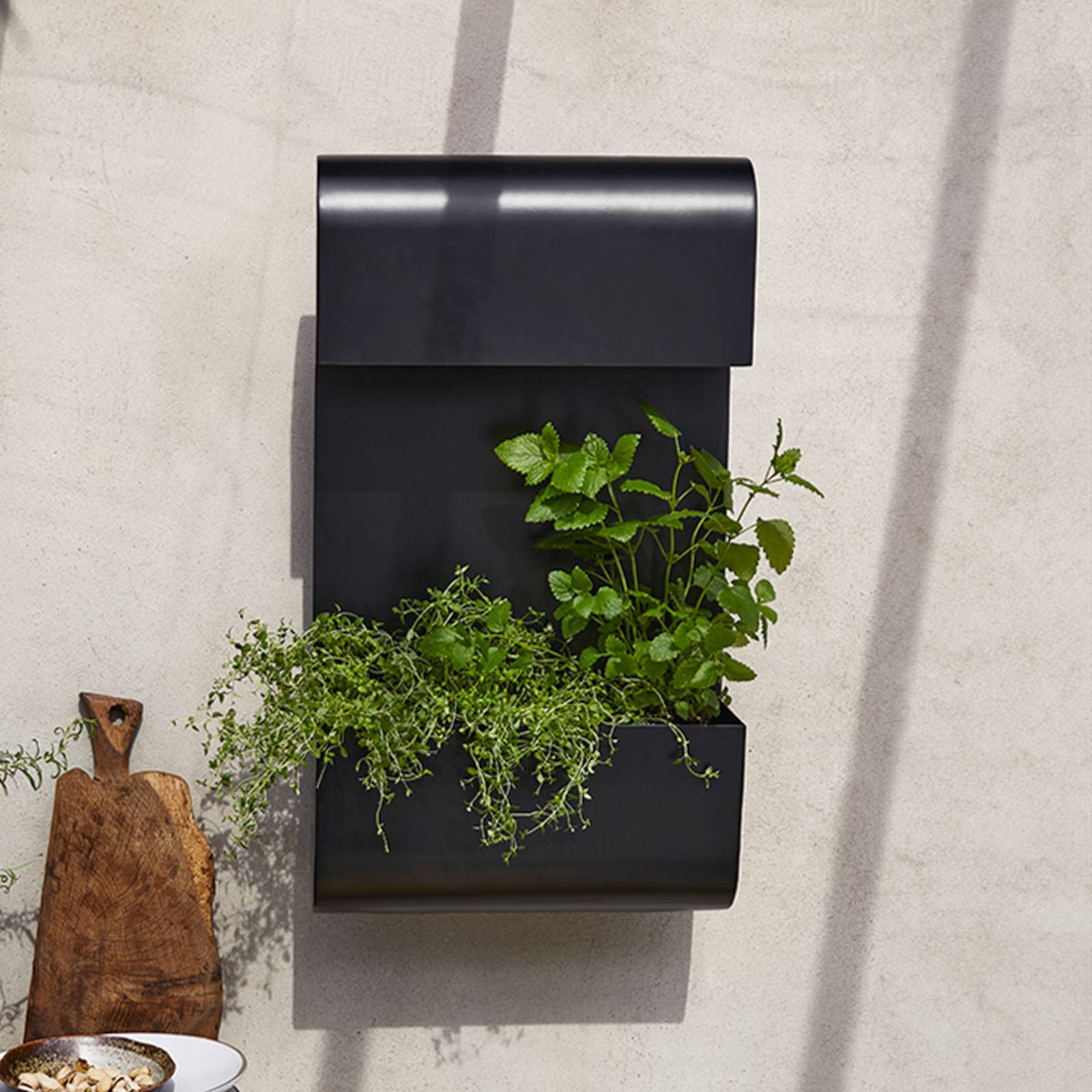 PR Home Planta applique d’extérieur pot de fleurs