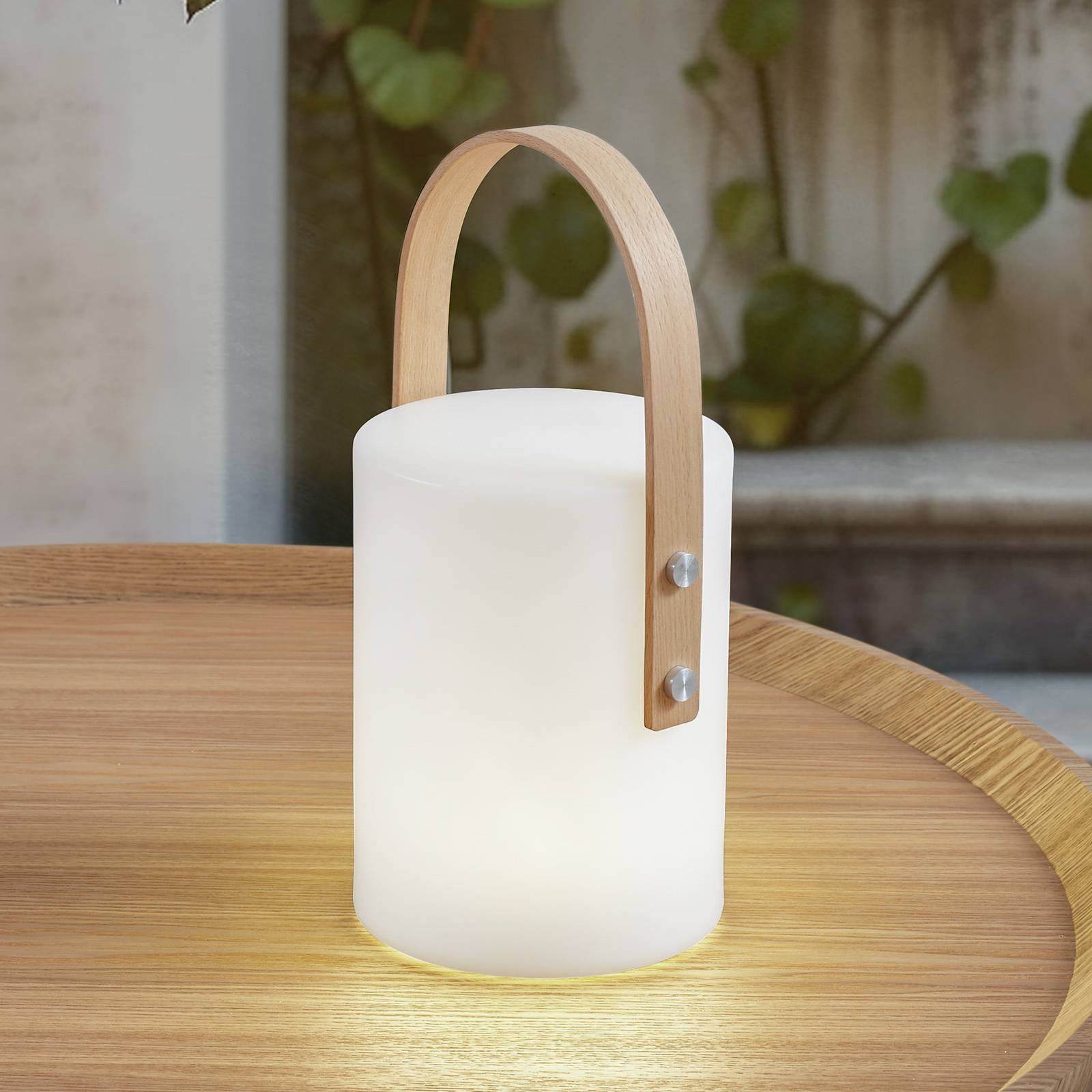 Lindby Lampe d'extérieur à LED rechargeable Juria