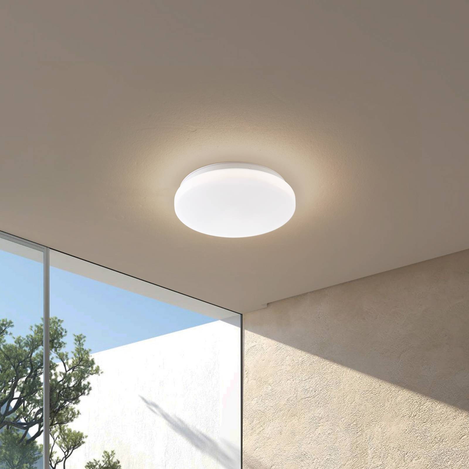 Lindby plafonnier d'extérieur LED Kirkola