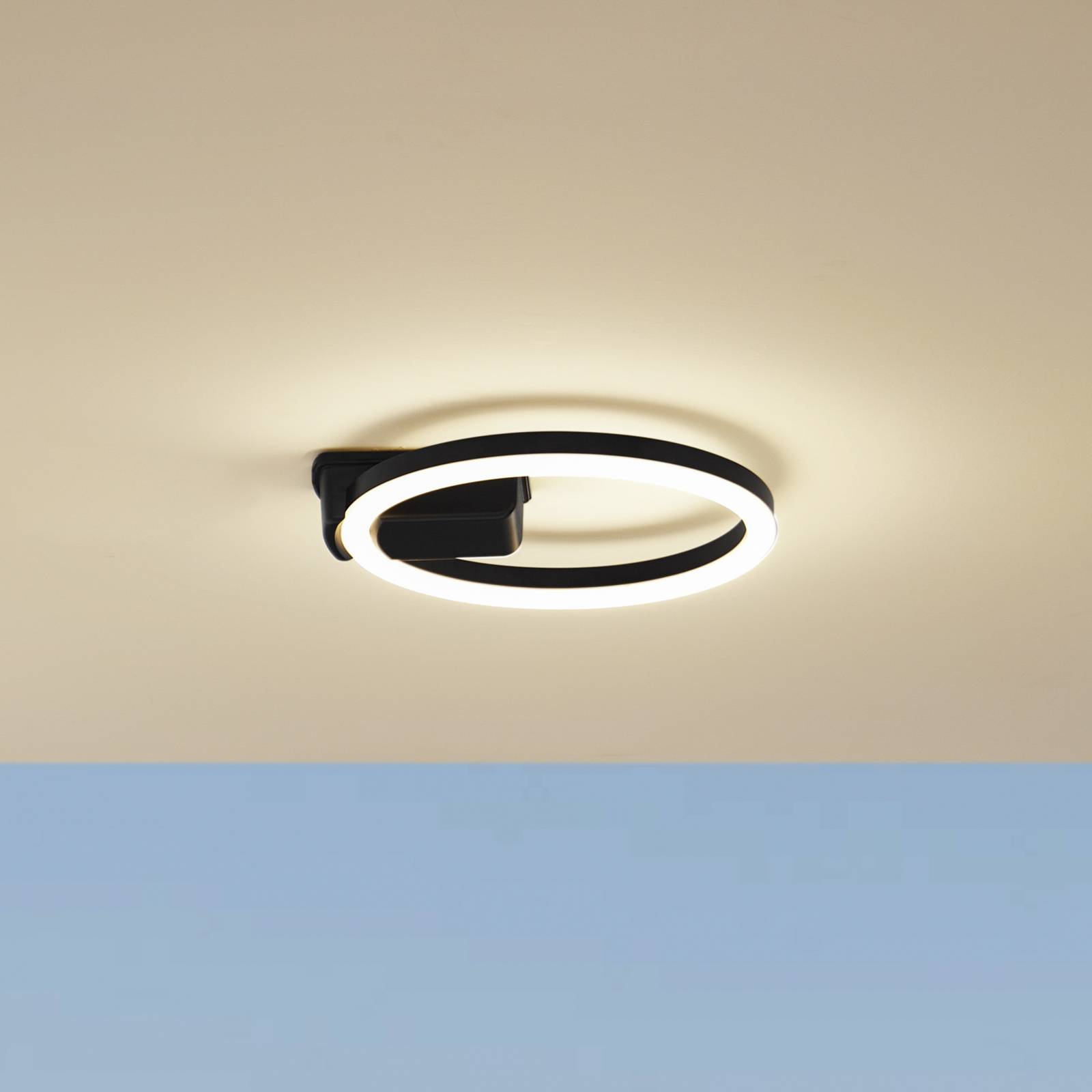 Lindby Plafonnier d'extérieur LED Finian