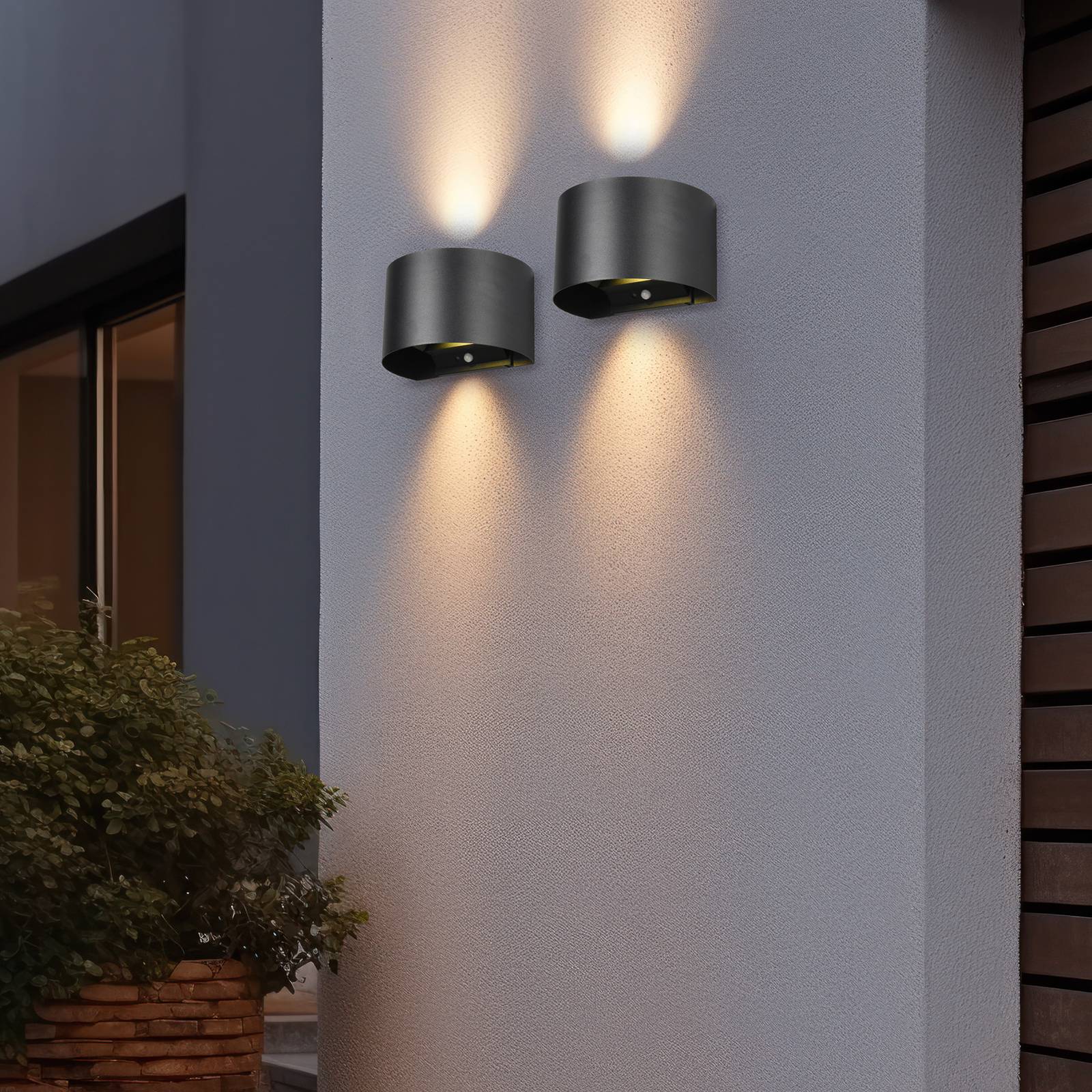 Reality Leuchten Applique d'extérieur LED rechargeable Talent