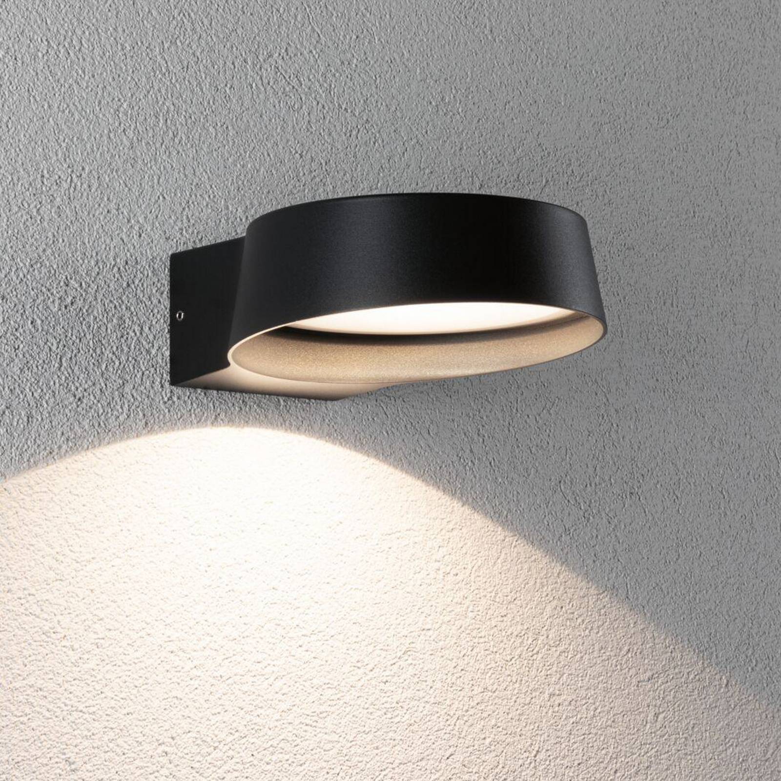 Paulmann Applique d'extérieur LED Capea Grand anthracite 16 cm IP44