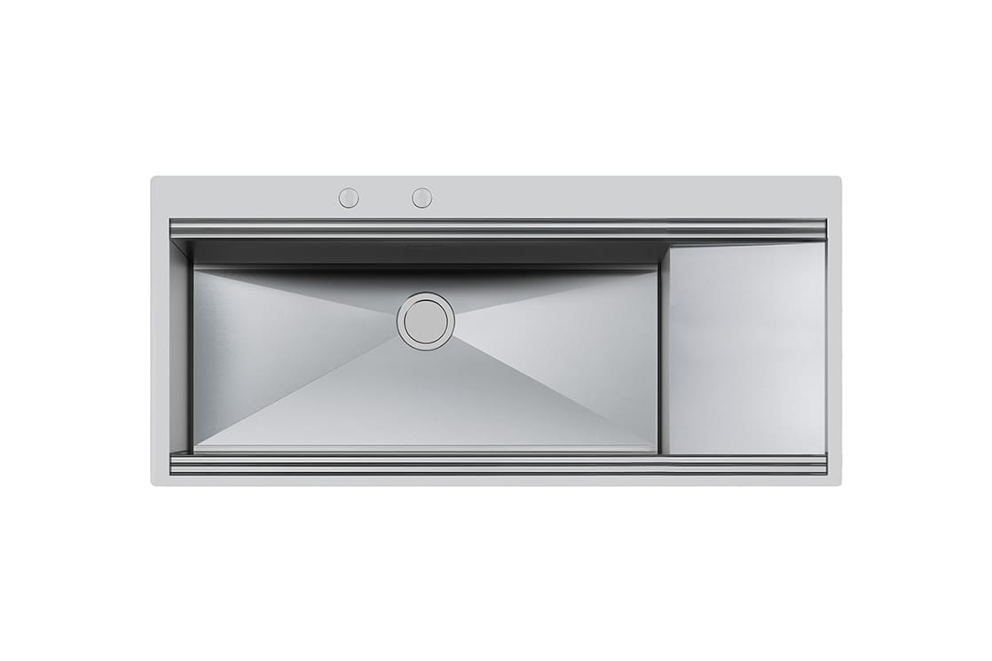 Foster Milanello Workstation 1043 05 - Couleur Structure: Acier brossé