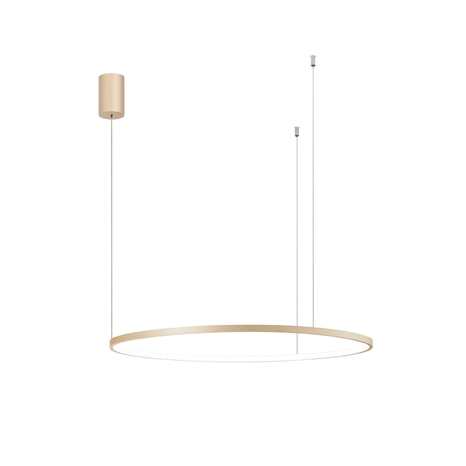 Lampe à Suspension Ondaluce Or 80cm Soel - Couleur de l'abat-jour: Or