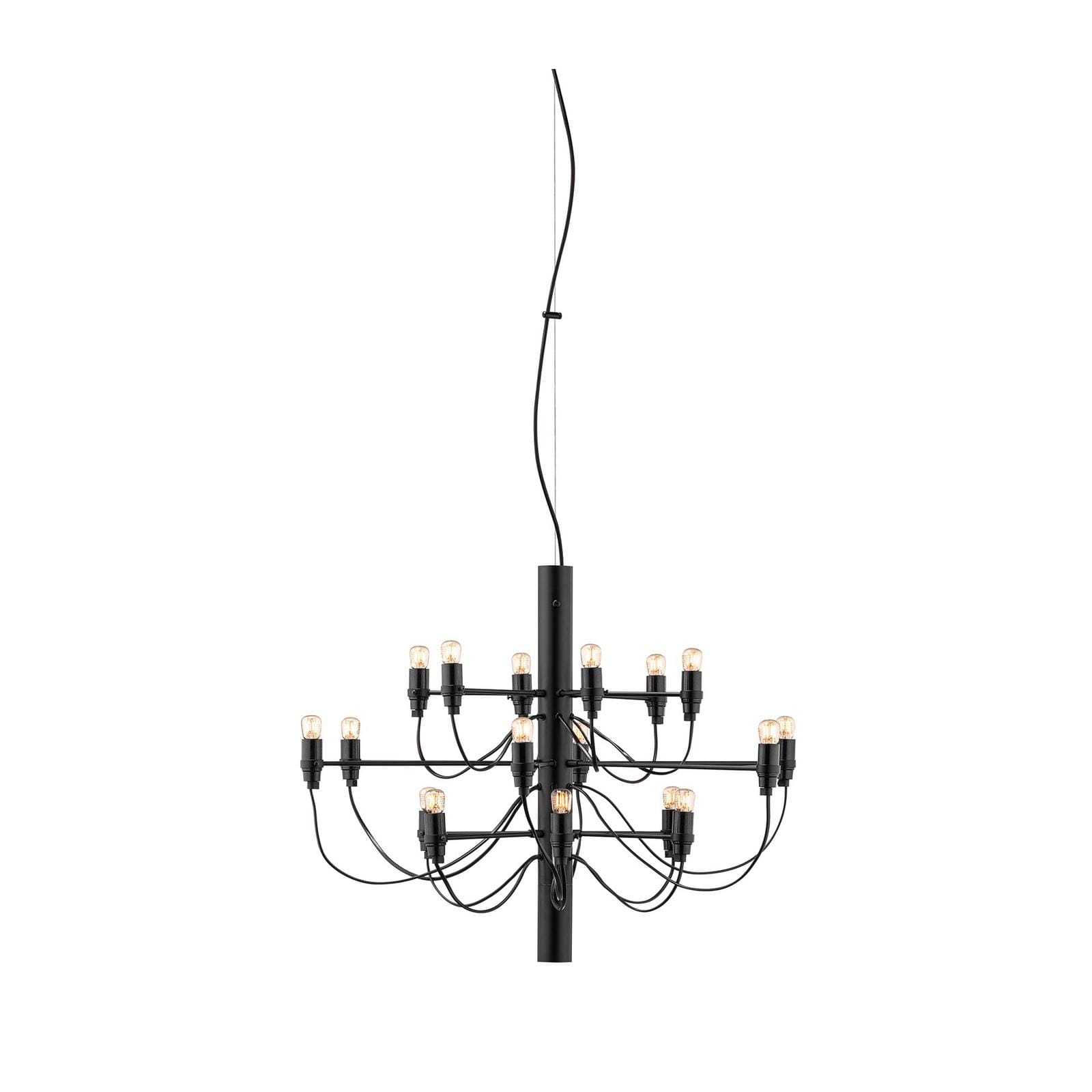 Flos - Lampe 2097/18 clear bulbs Matte Black