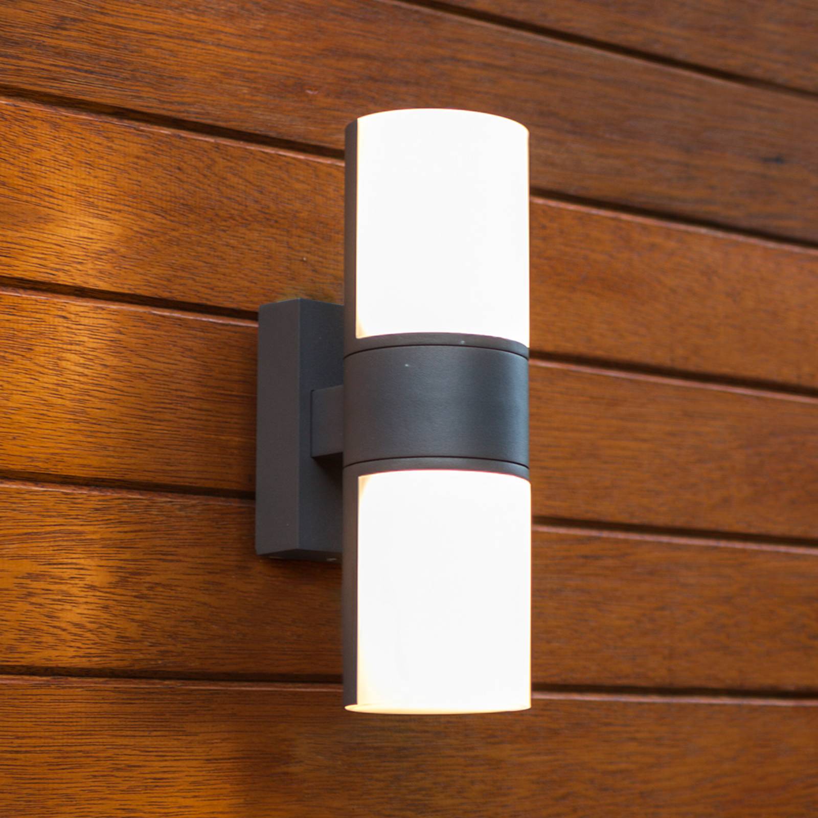LUTEC Applique d’extérieur LED Cyra à 2 lampes