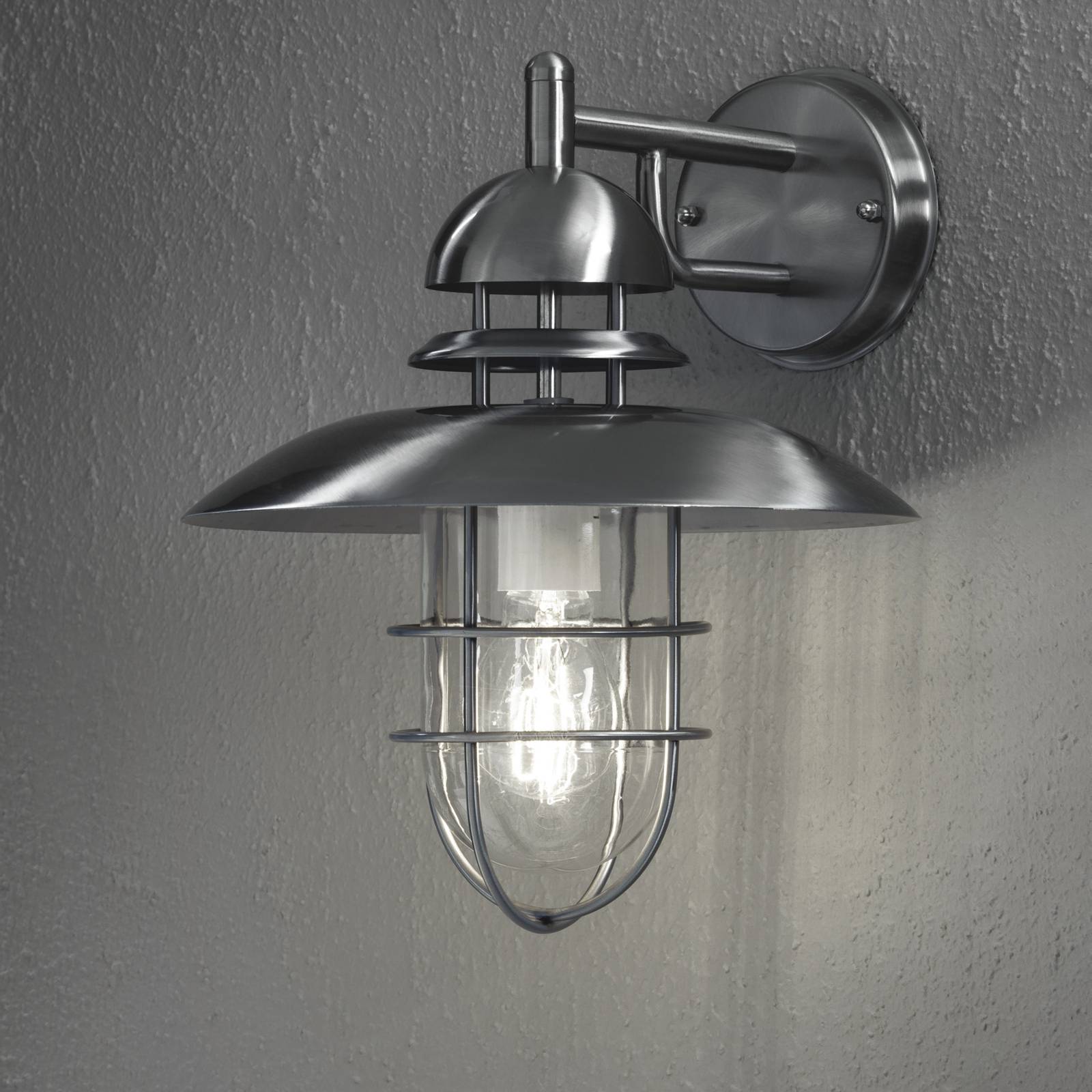 Konstsmide Applique d'extérieur moderne Sorrento en inox
