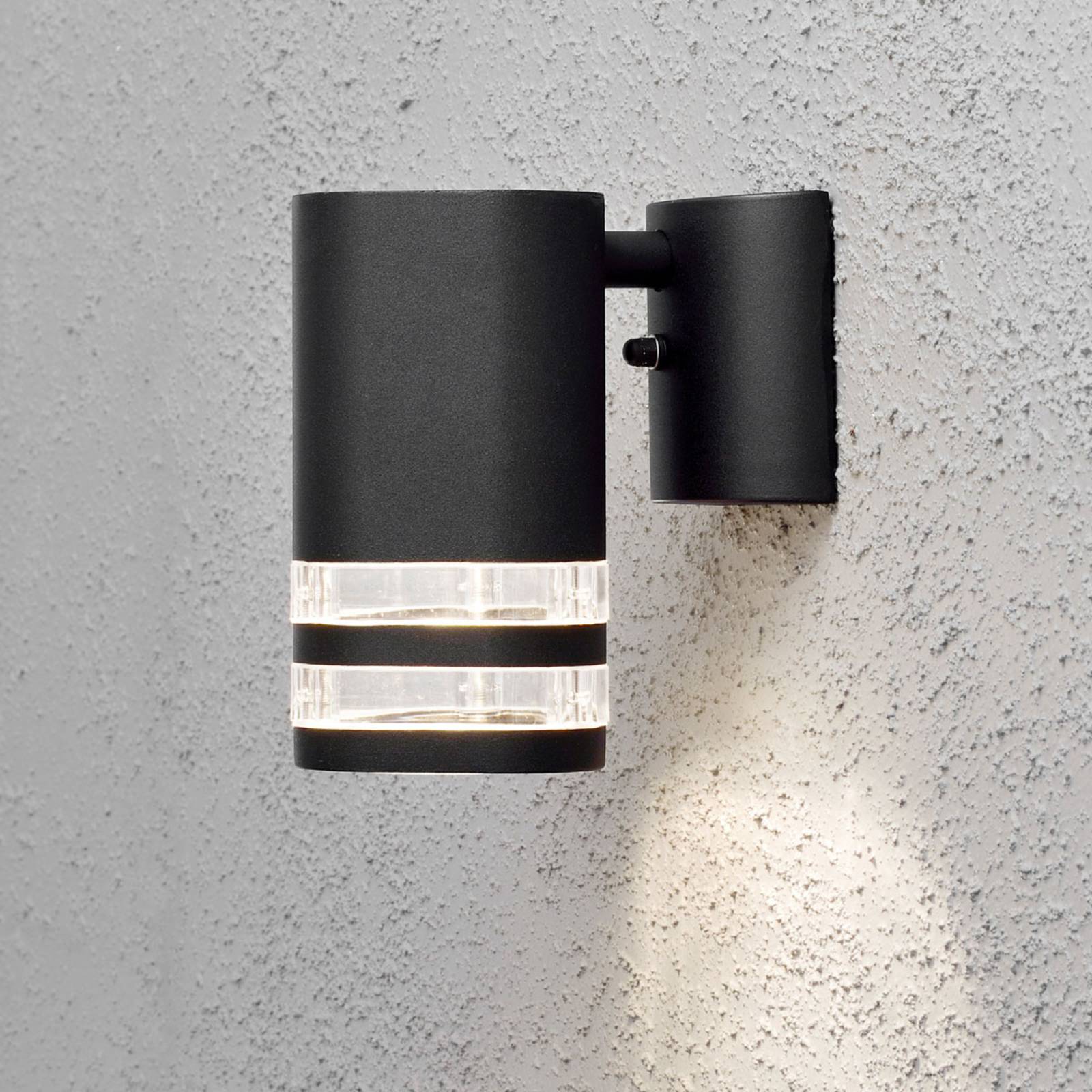 Konstsmide Applique d’extérieur Modena 1 lampe 2 fentes noire