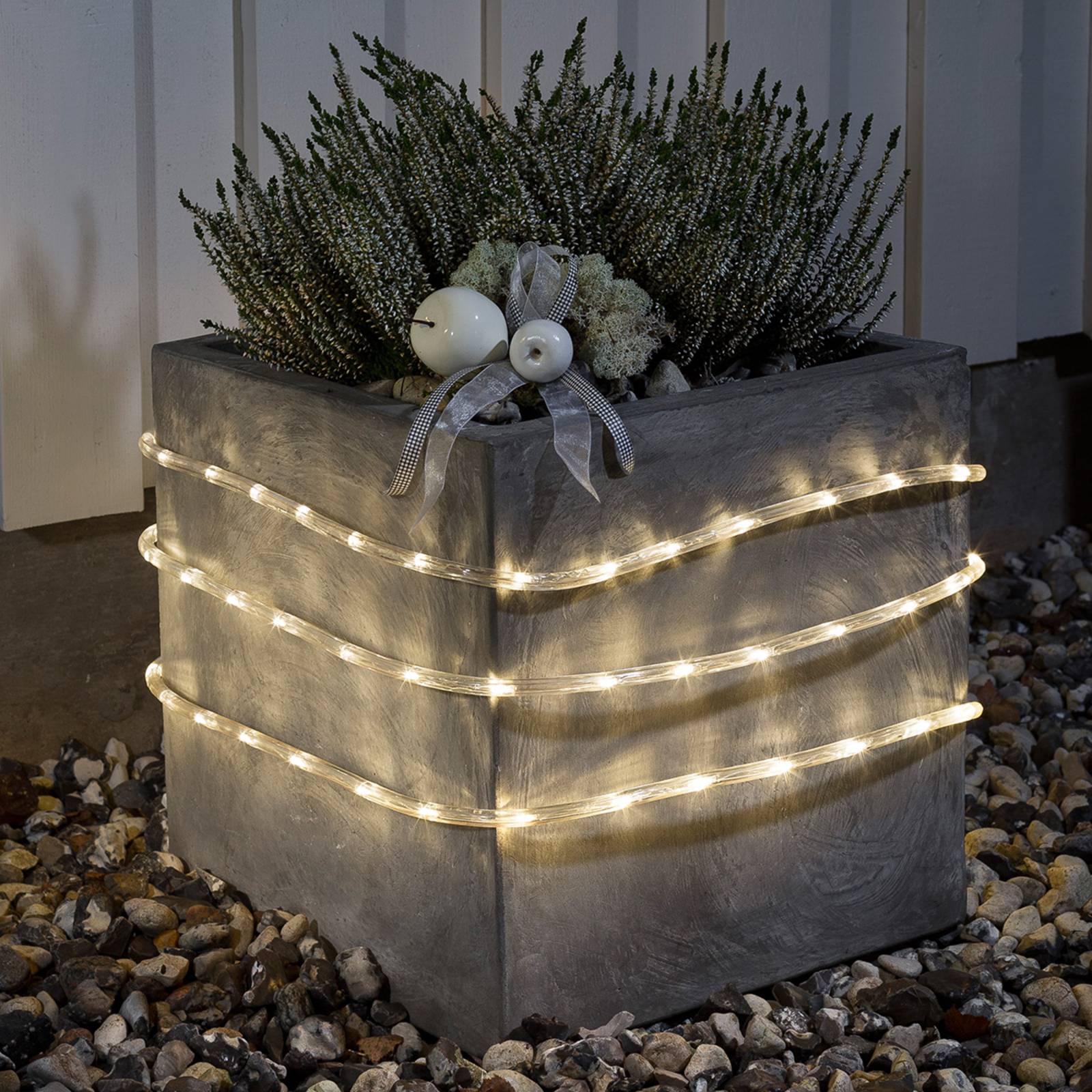 Konstsmide Christmas Tube lumineux LED d'extérieur 6 m 96 lampes