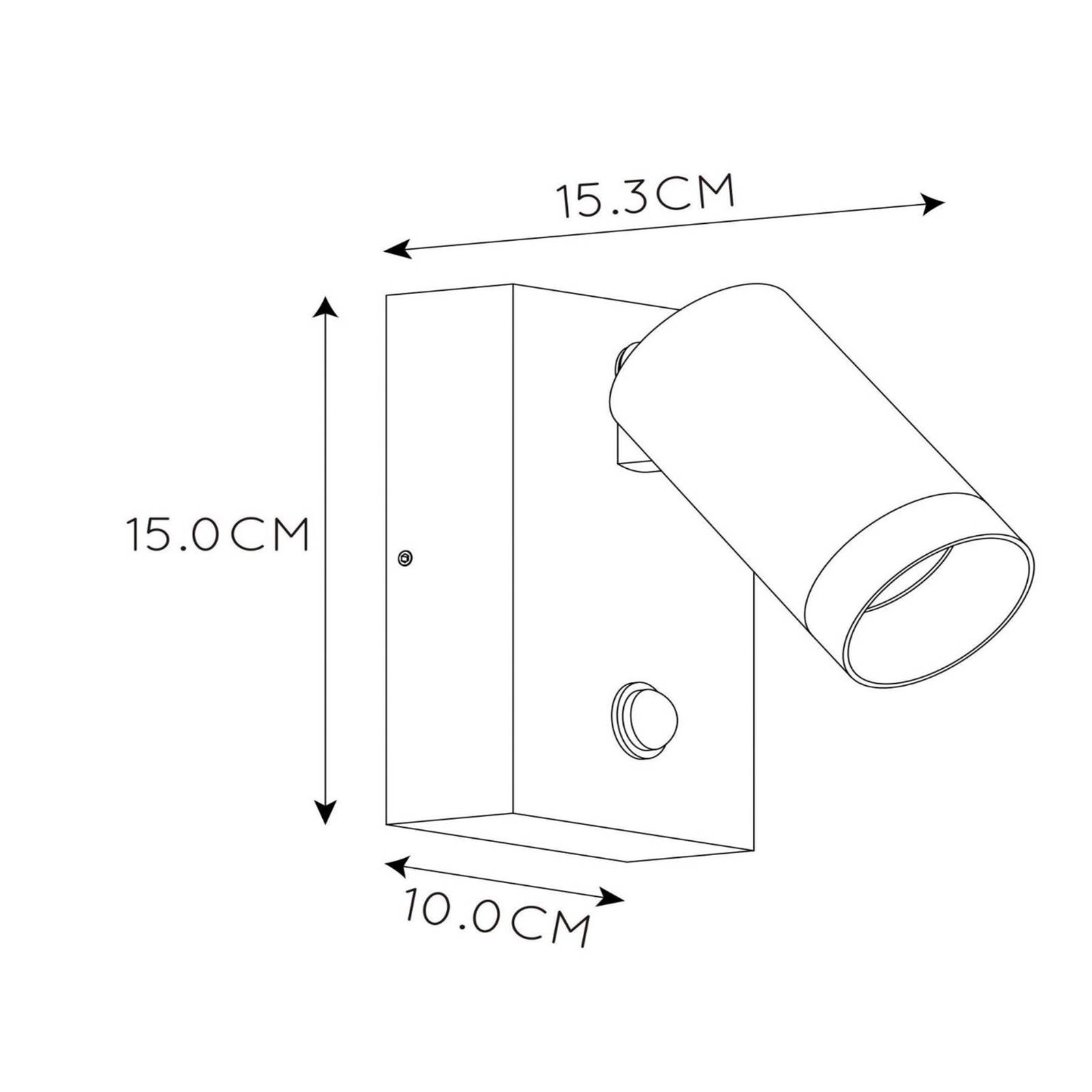Lucide Projecteur mural extérieur Taylor Sensor