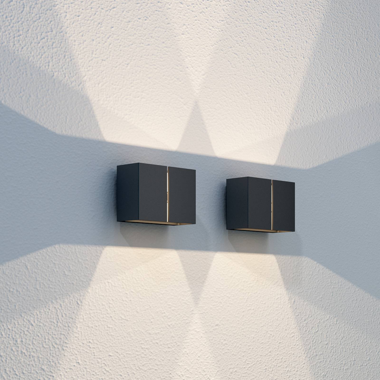 LOOM DESIGN Ask applique d'extérieur LED up/down noir