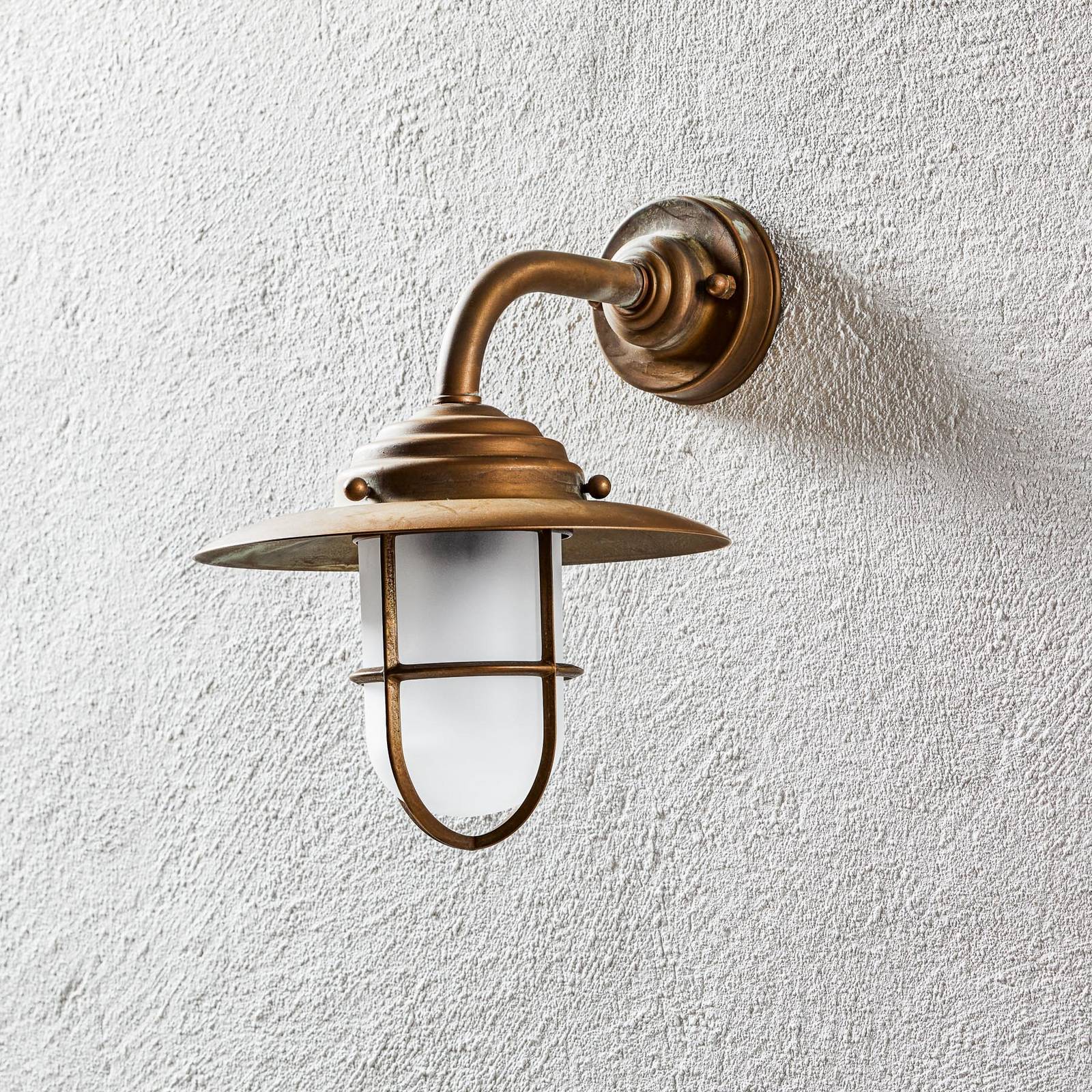 Moretti Luce Applique d'extérieur Antique avec grille