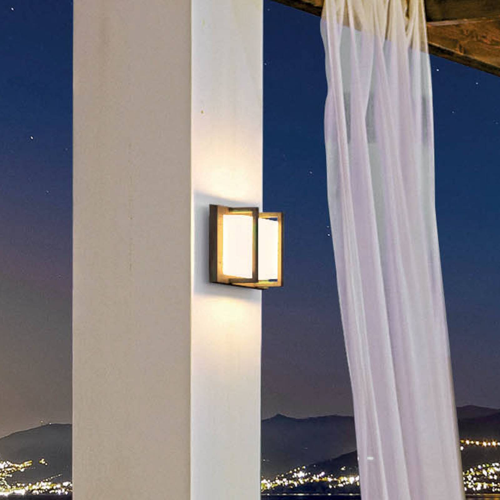 Moretti Luce Applique d'extérieur LED Ice Cubic 3406