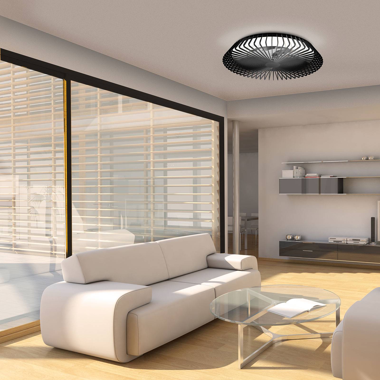 Mantra Iluminación Ventilateur de plafond Himalaya LED App