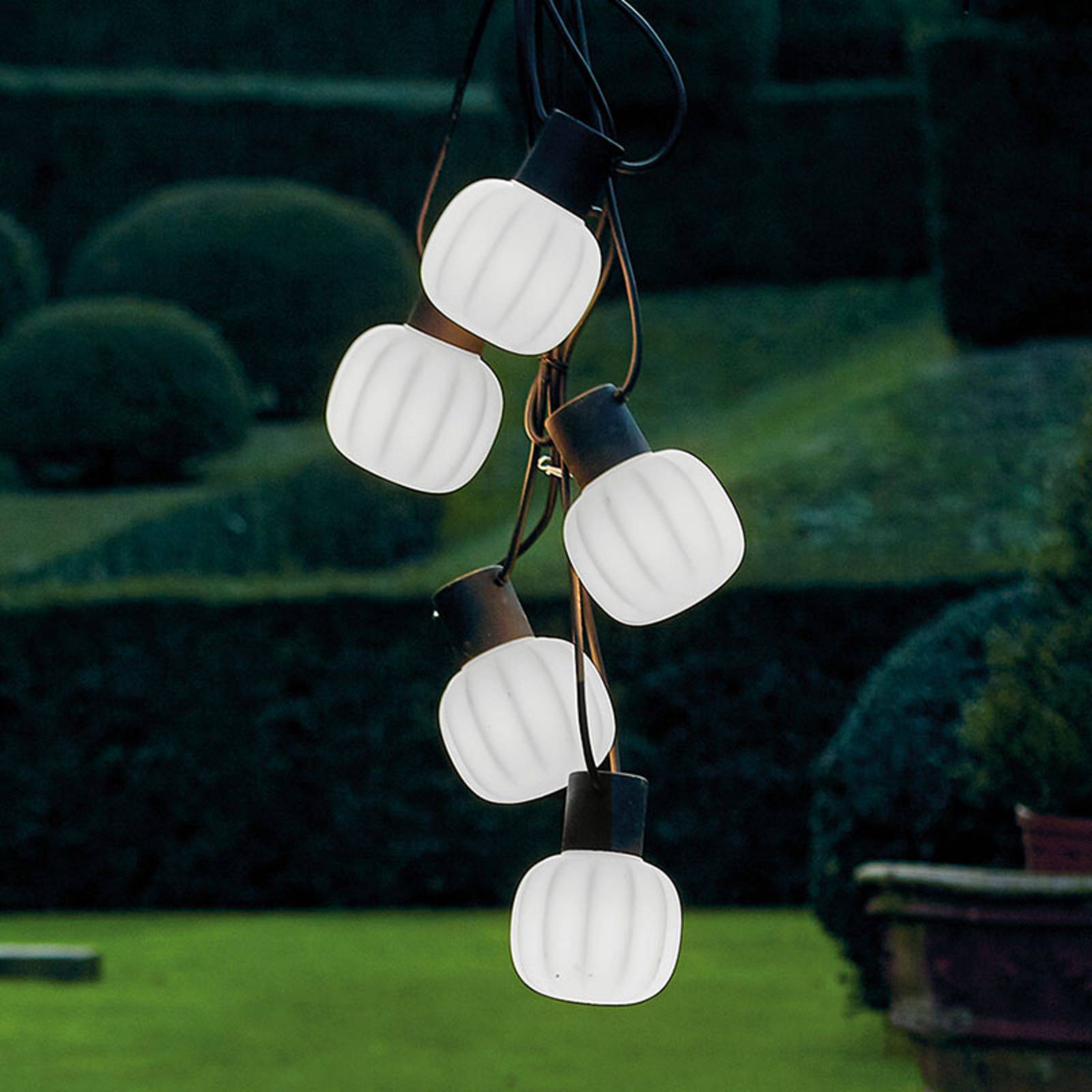 Martinelli Luce Kiki guirlande extérieur 5 lampes