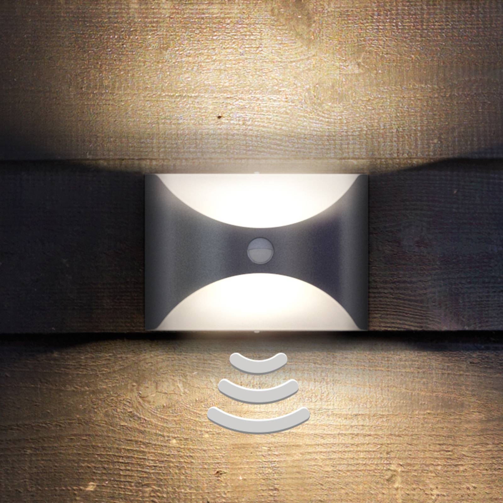 Philips Applique d’extérieur LED Herb avec détecteur