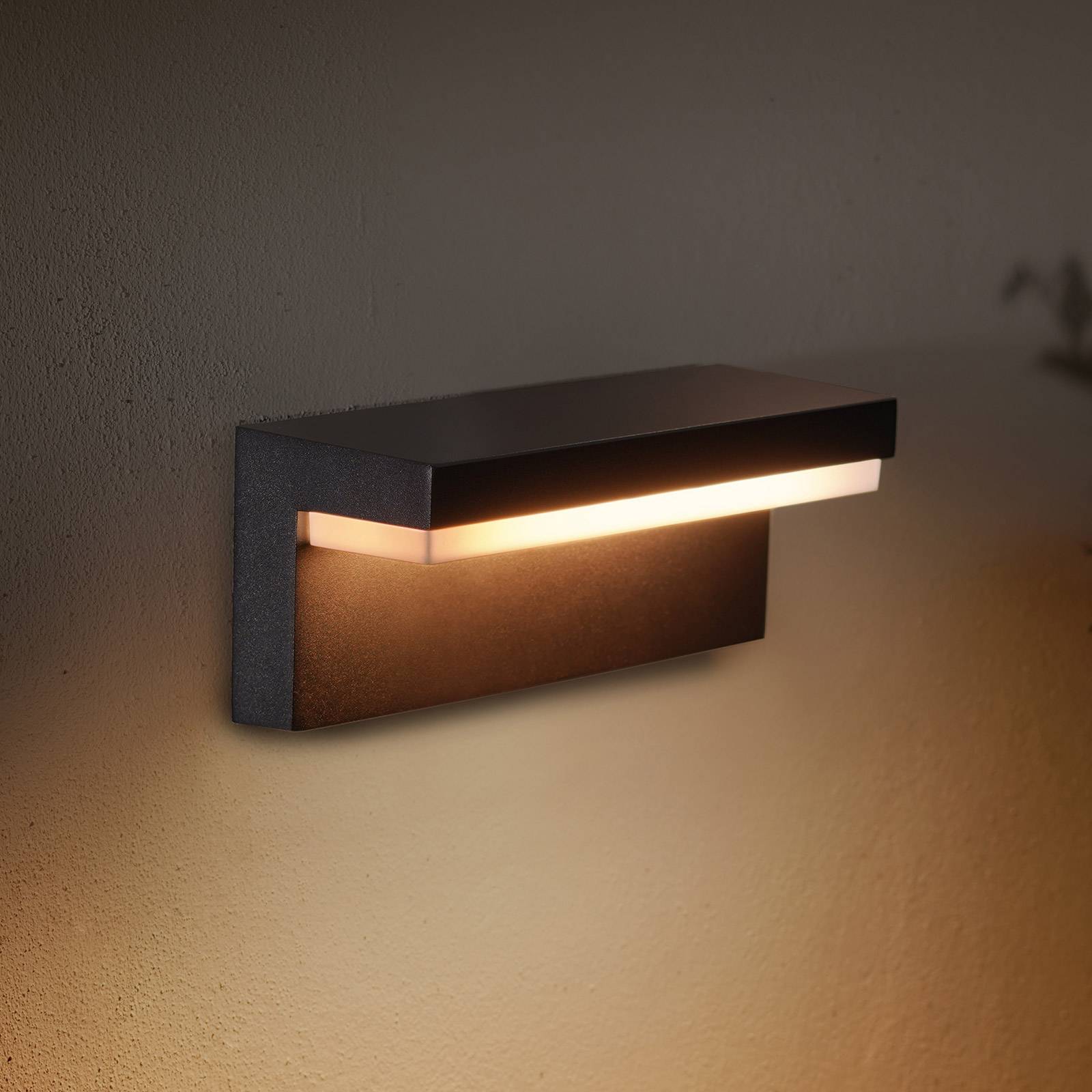 Philips Hue WACA Nyro applique extérieur LED noire Philips Hue WACA Nyro applique extérieur LED noire