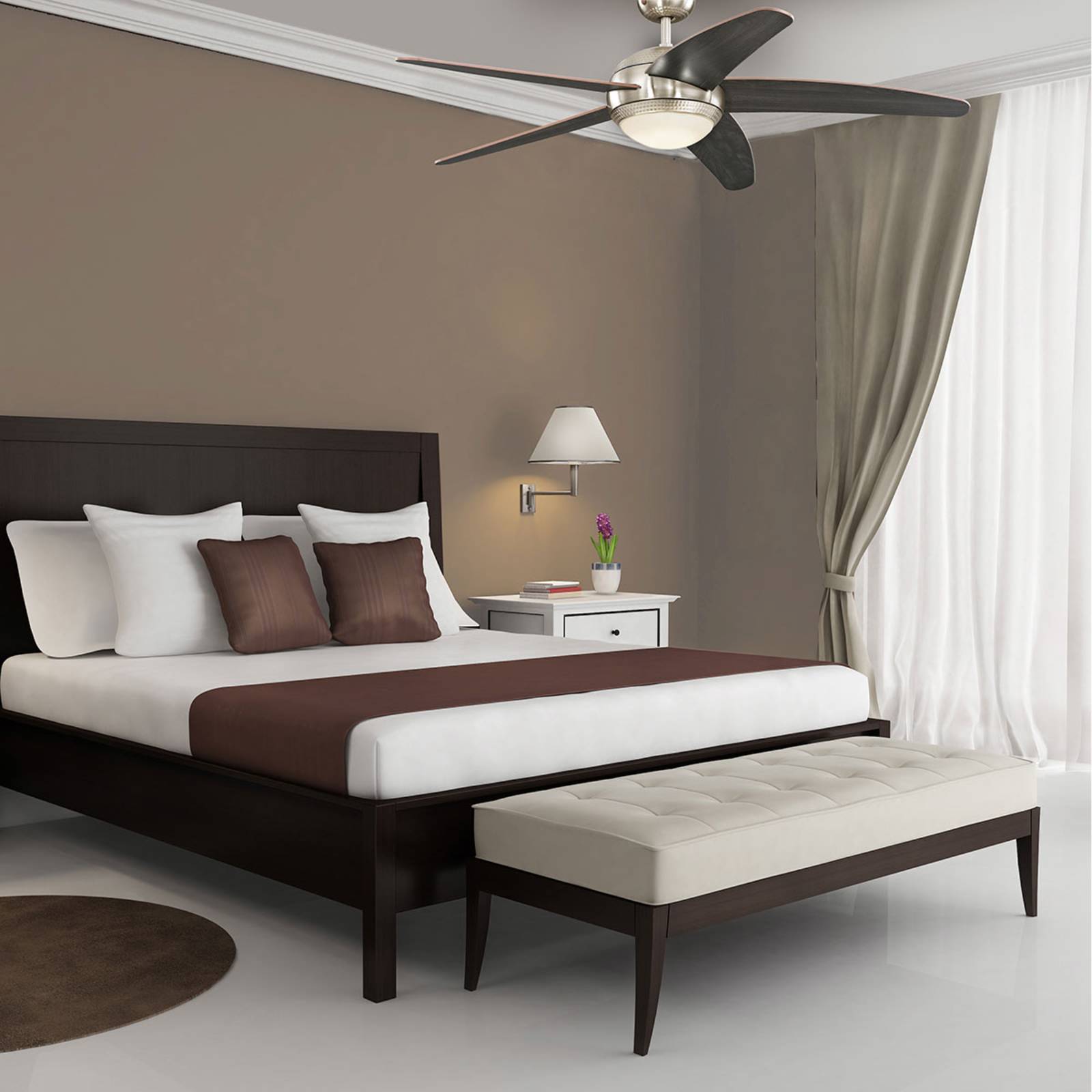 Westinghouse Ventilateur de plafond LED Bendan