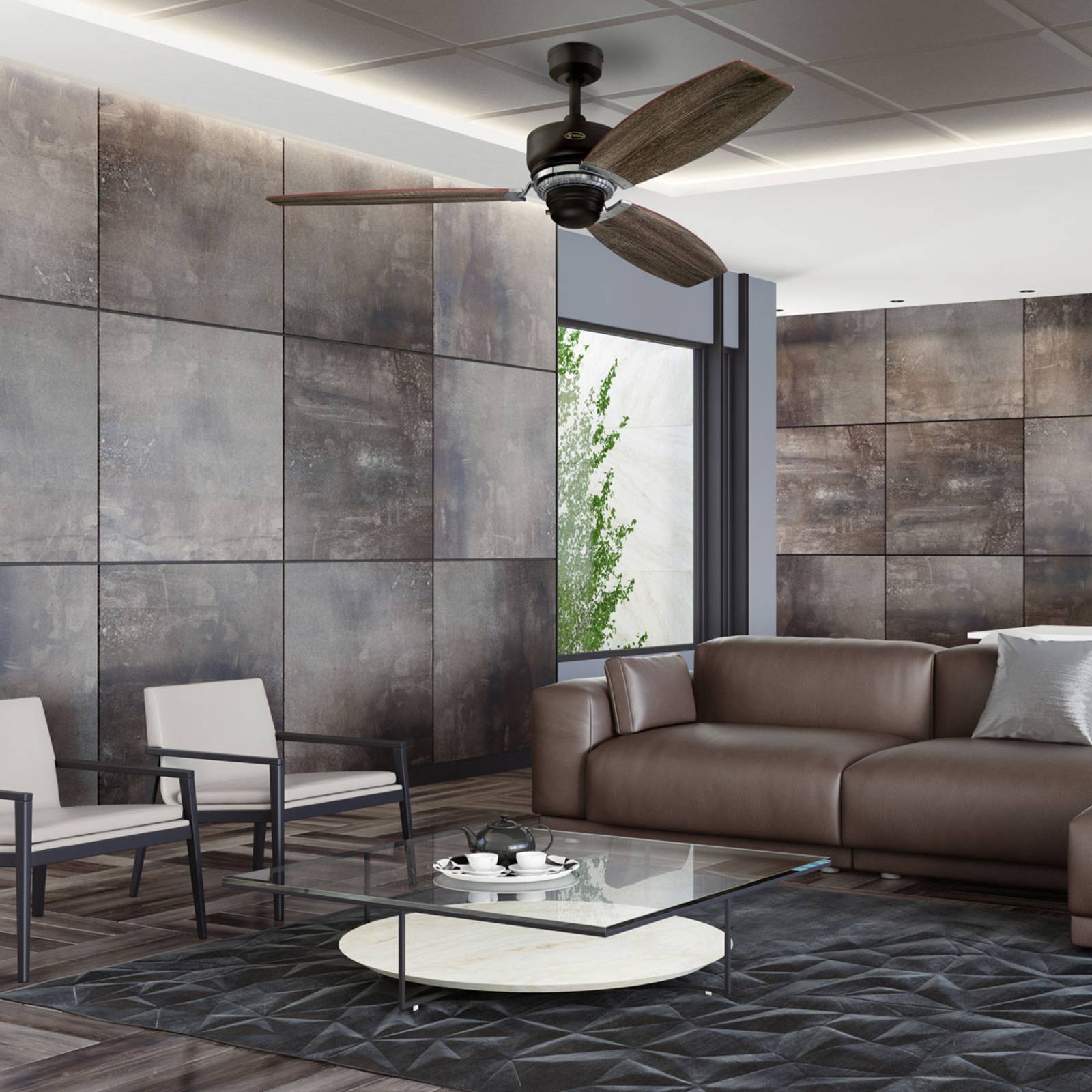 Westinghouse Welford ventilateur de plafond bronze