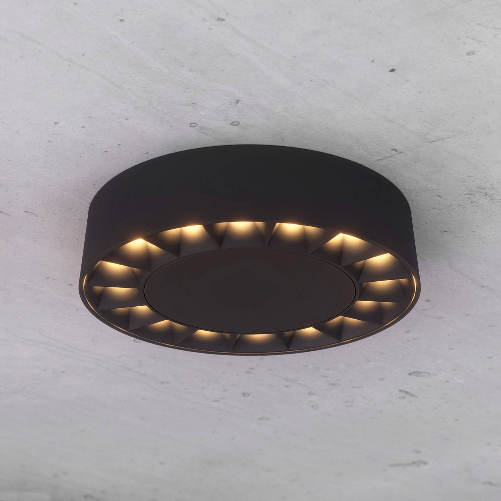 Lucande Plafonnier d'extérieur LED Kelissa