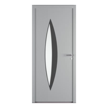 Porte d'entrée ALU modèle LINDA avec pose