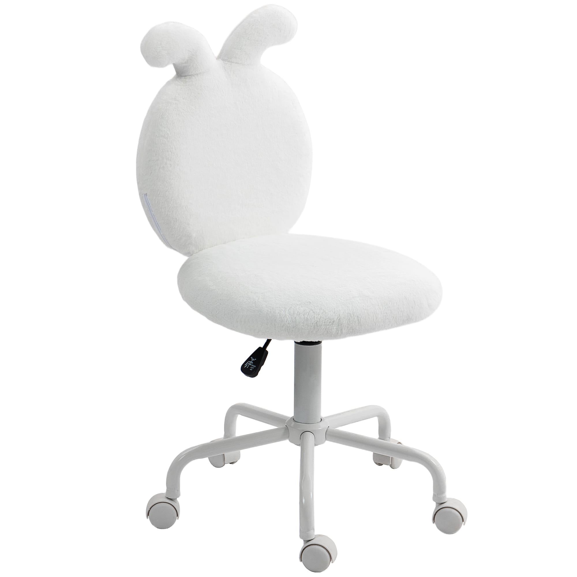 HOMCOM Fauteuil rembourré avec oreilles de lapin