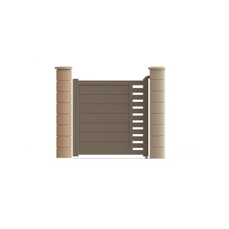 Portillon ALU modèle GAITE 1 avec pose