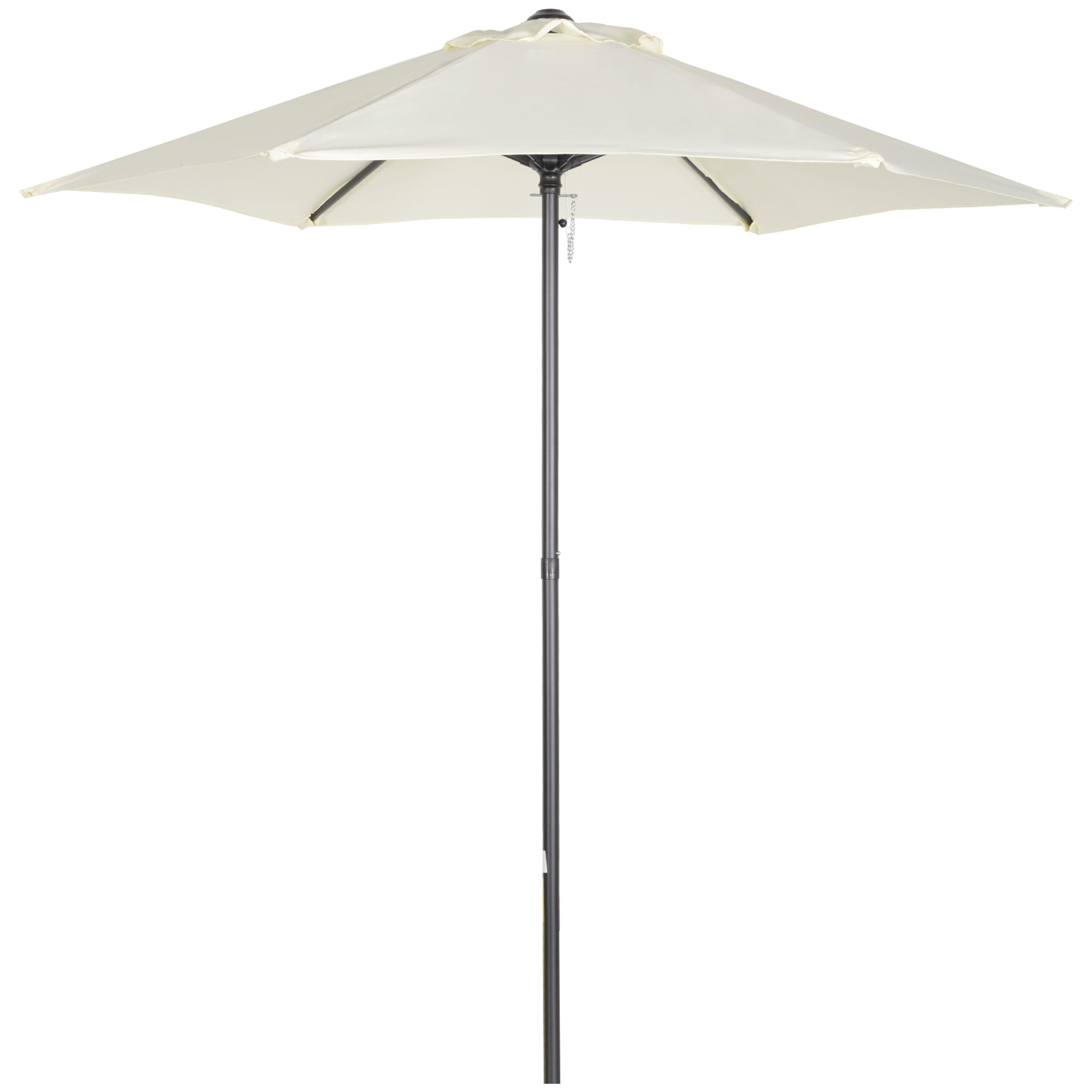 Outsunny Parasol Rond Jardin Grande Taille Ø1