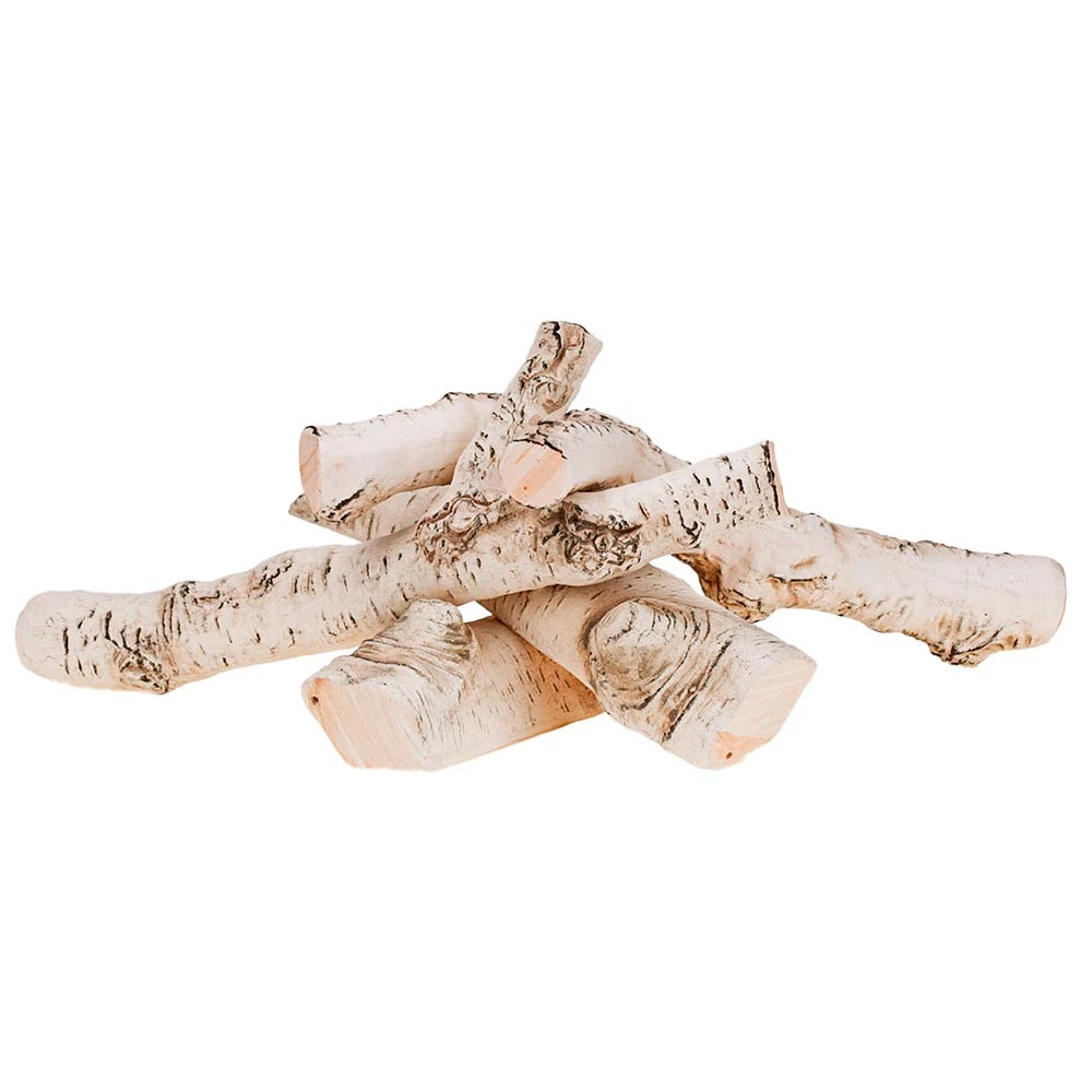 Bois en Céramique Type Bouleau 4 pièces
