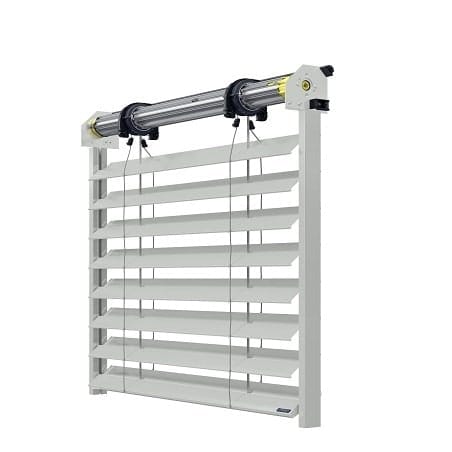 Brise Soleil Orientable - BSO Lames PX90Z Motorisation filaire avec interrupteur avec pose