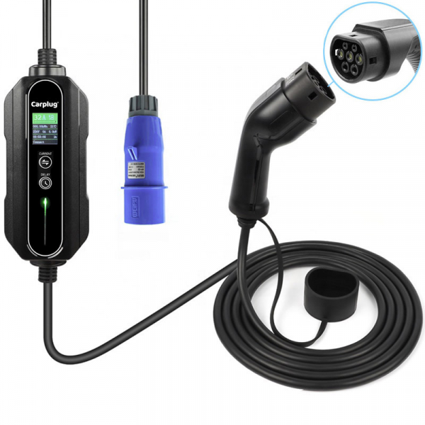 Carplug chargeur mobile Helectron C232 - 5m - 10 à 32A - 7