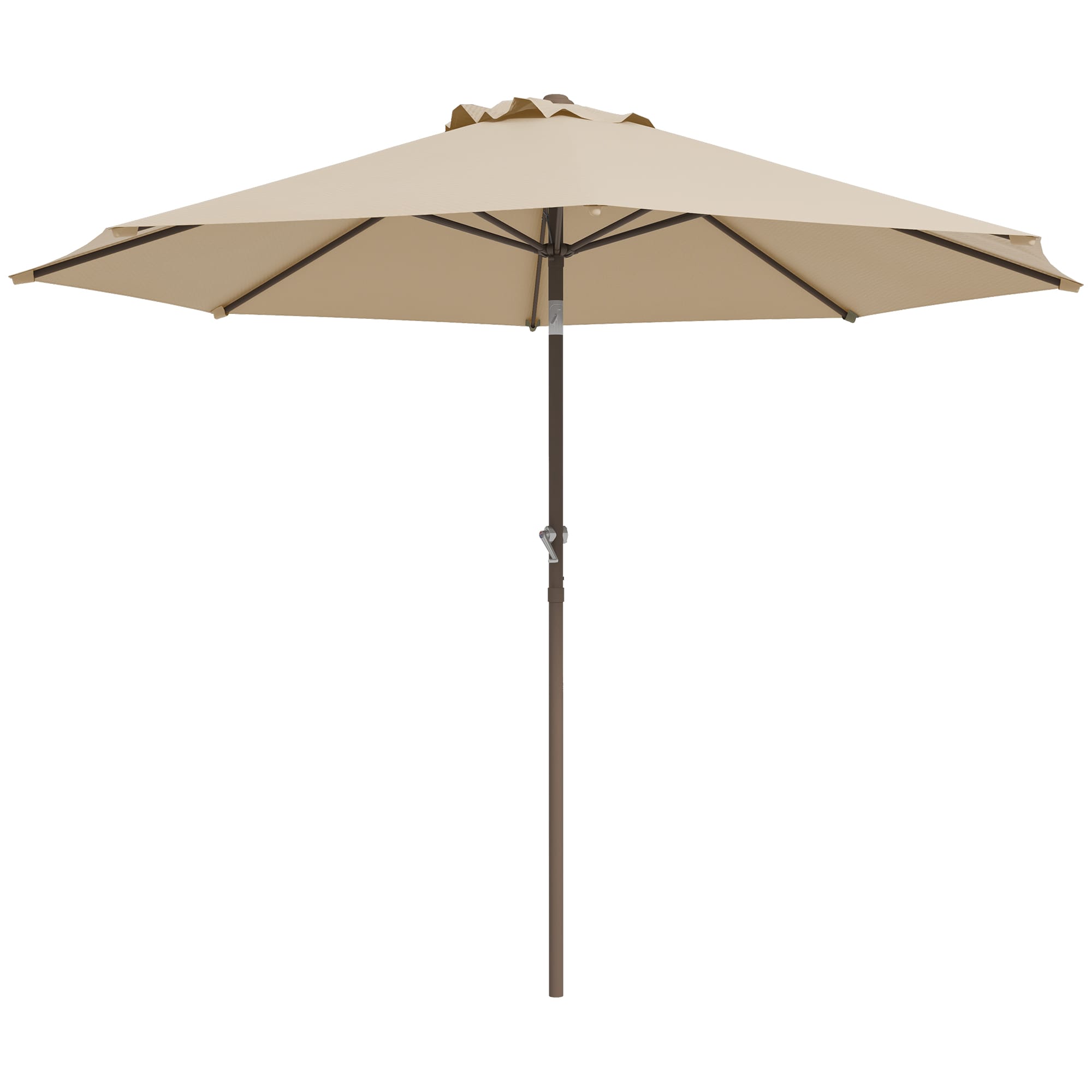 Outsunny Parasol Rond Jardin Ø 2