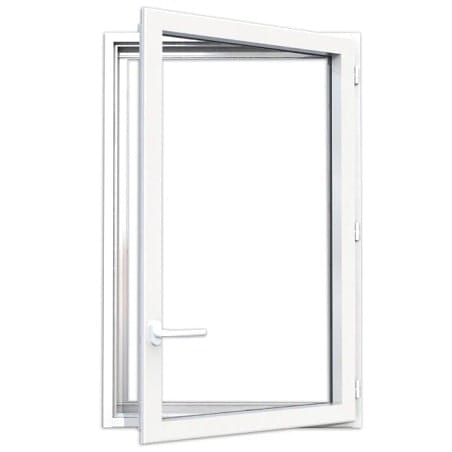 Fenêtre 1 vantail ouverture à la française Alu ouvrant caché