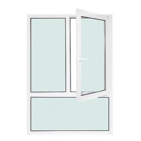 Fenêtre PVC 2 vantaux ouverture à la française avec allège fixe